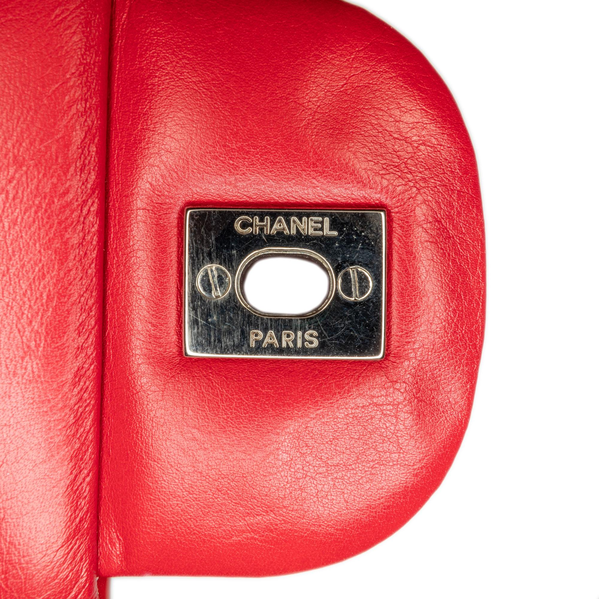 Chanel Jumbo Chevron Patent Single Flap (SHG-q2Z09k)