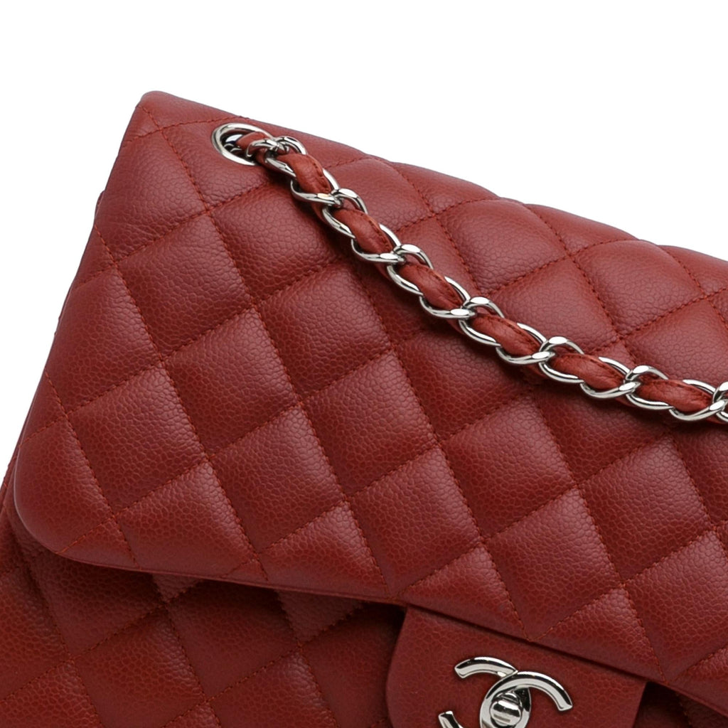 Chanel Jumbo Classic Caviar Double Flap (SHG-p095Cx)