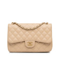 Chanel Jumbo Classic Caviar Double Flap (SHG-hLLhcE)