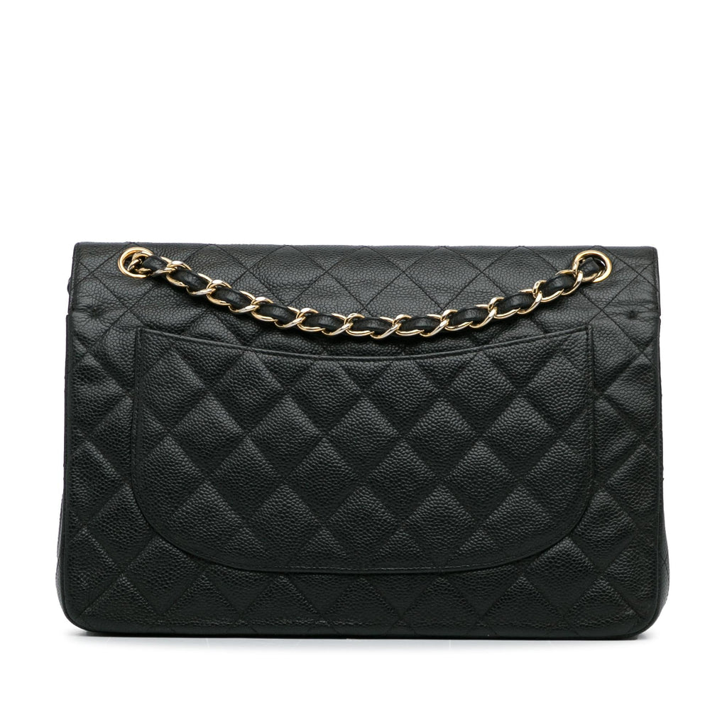 Chanel Jumbo Classic Caviar Double Flap (SHG-KP2qbj)