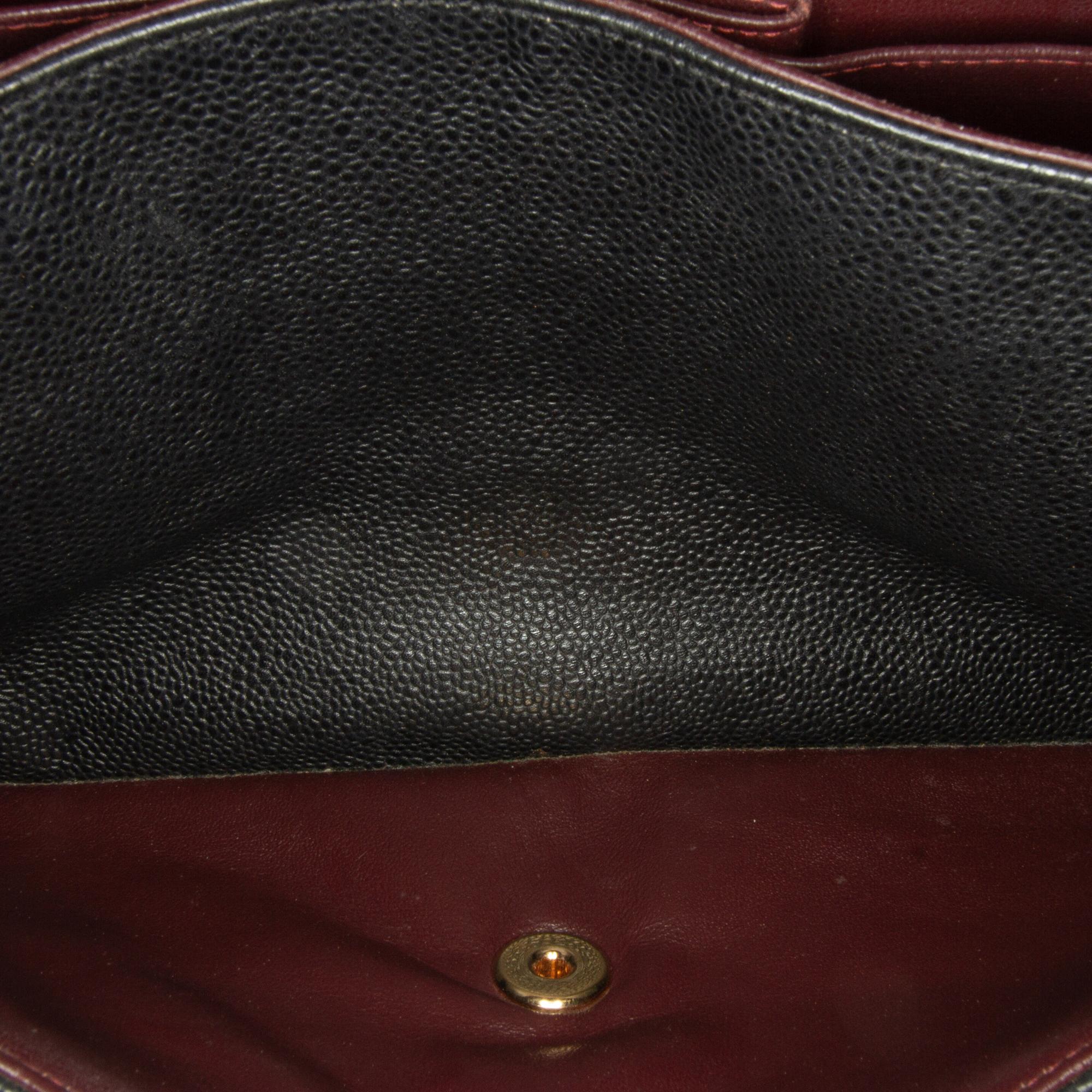 Chanel Jumbo Classic Caviar Double Flap (SHG-KP2qbj)