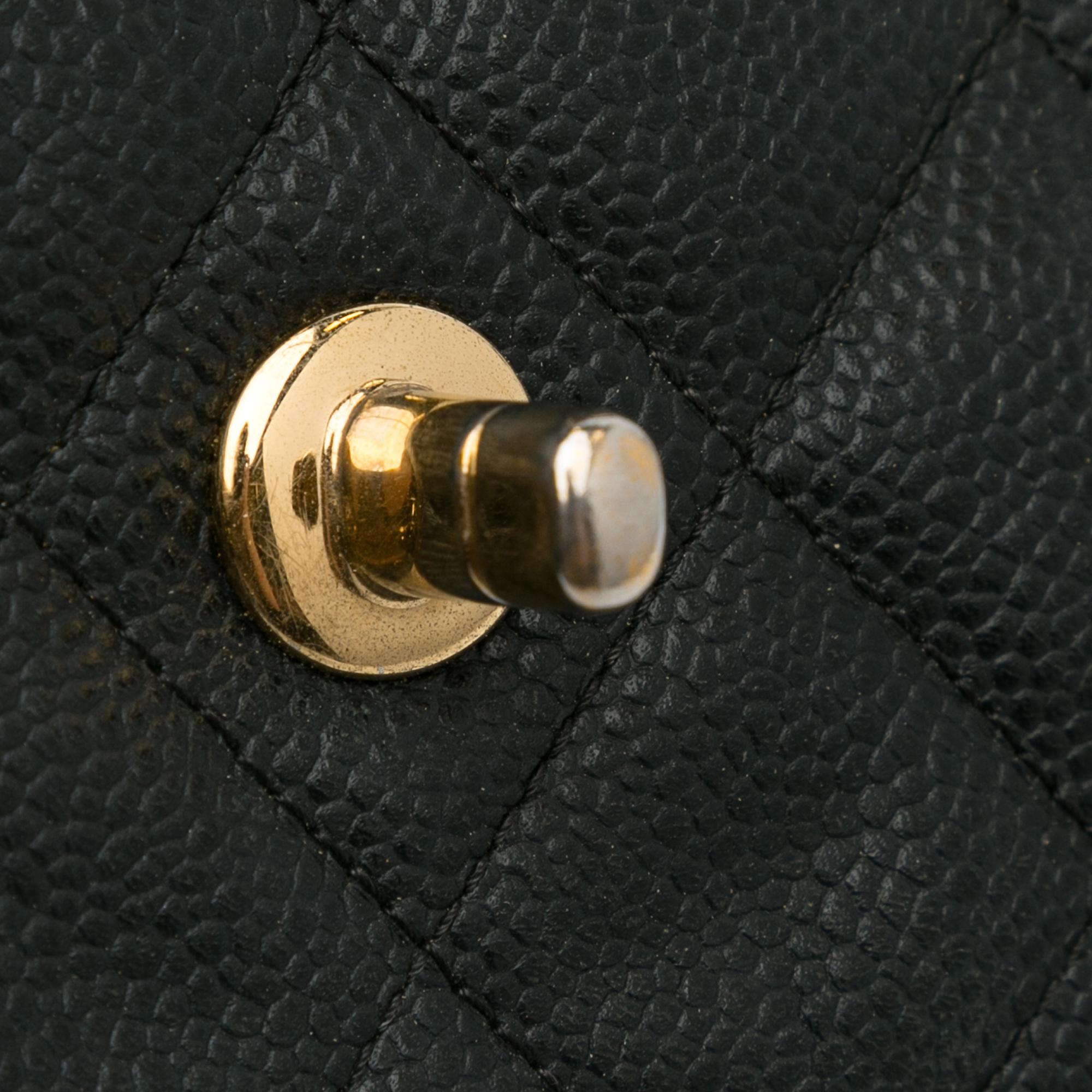 Chanel Jumbo Classic Caviar Double Flap (SHG-KP2qbj)