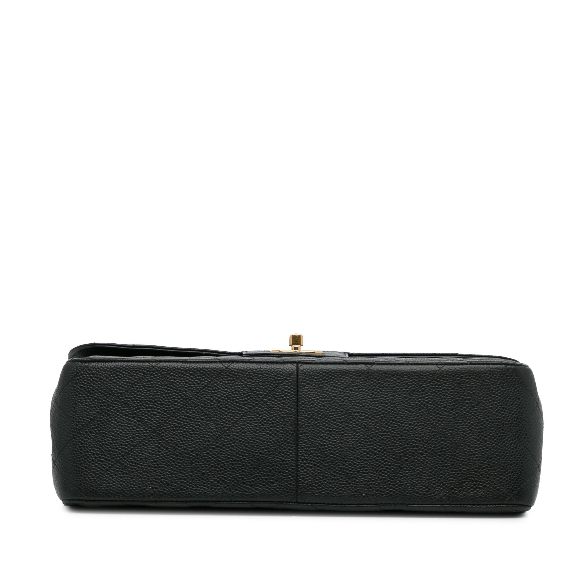 Chanel Jumbo Classic Caviar Double Flap (SHG-KP2qbj)