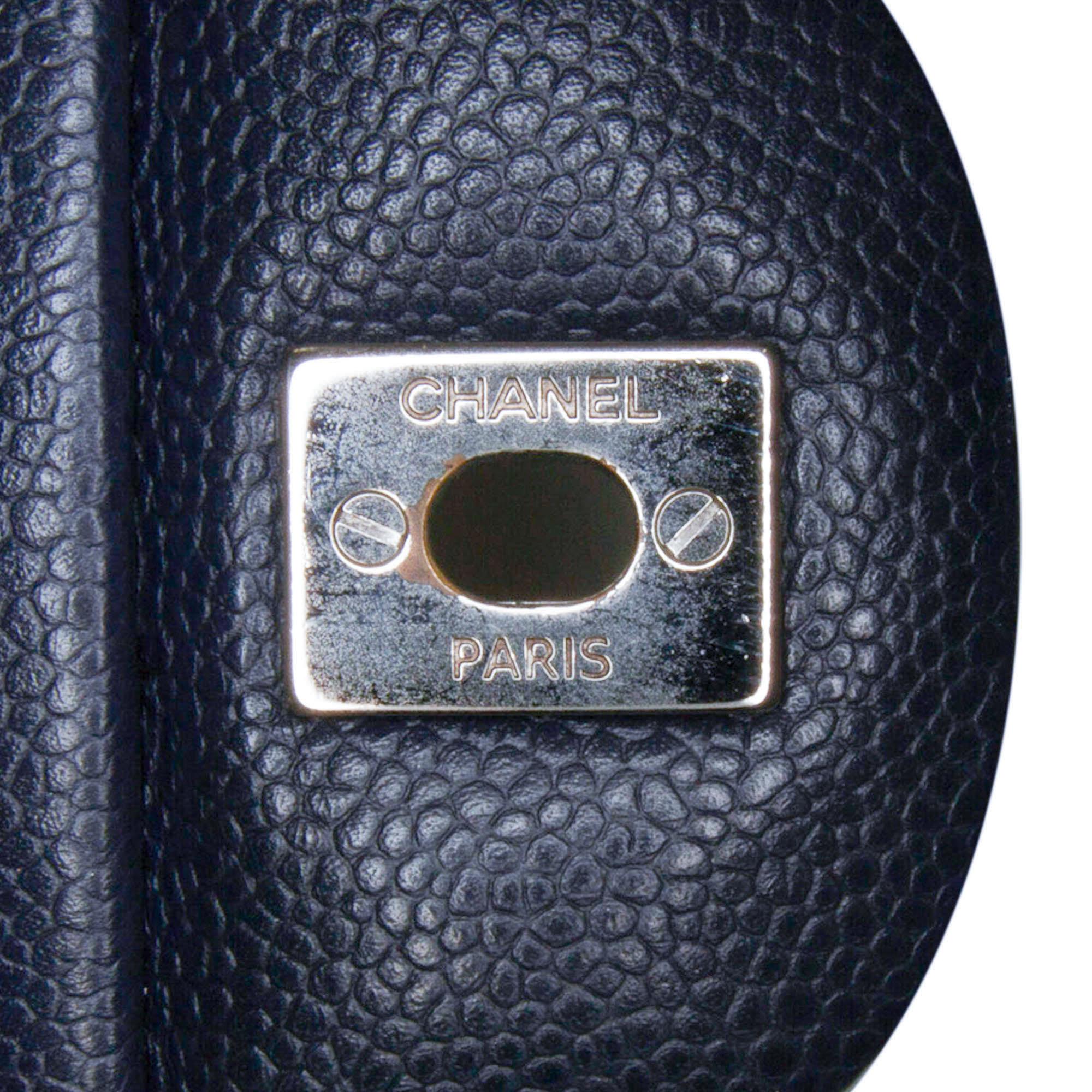 Chanel Jumbo Classic Caviar Double Flap (SHG-hrCED5)
