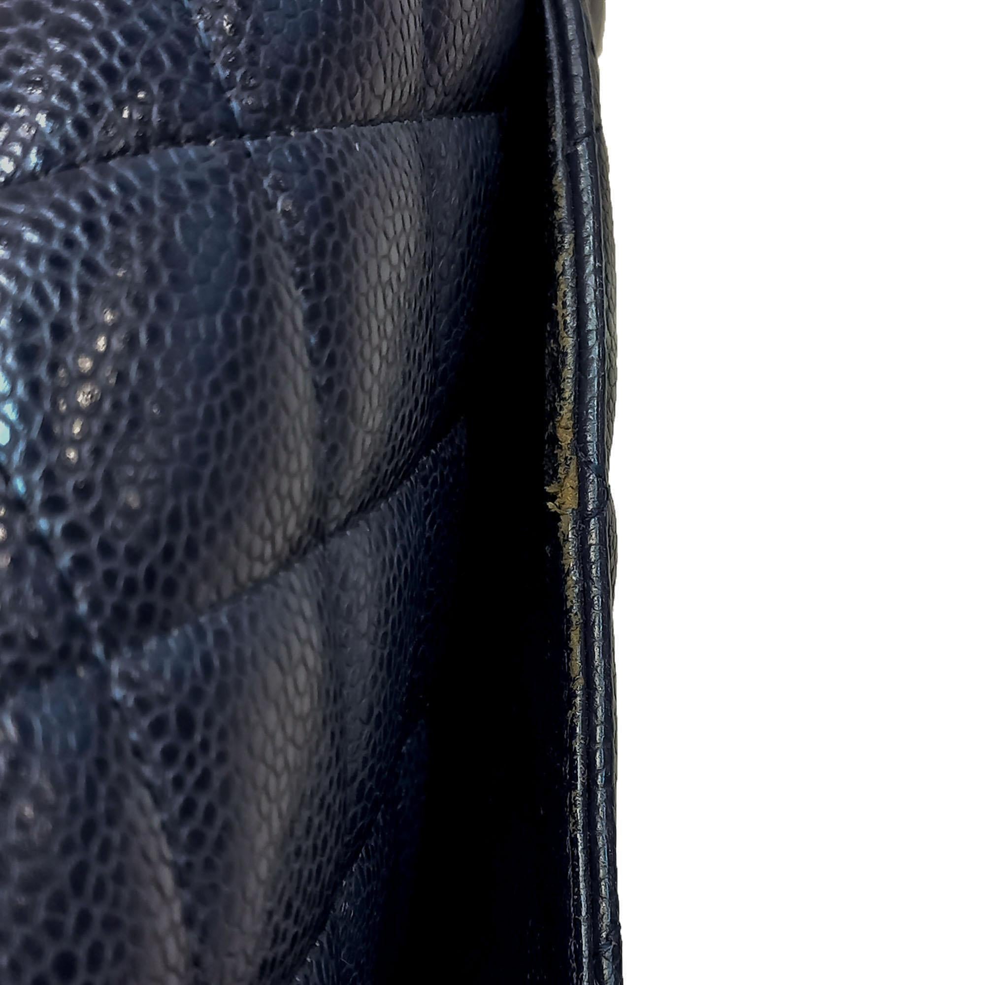 Chanel Jumbo Classic Caviar Double Flap (SHG-hrCED5)