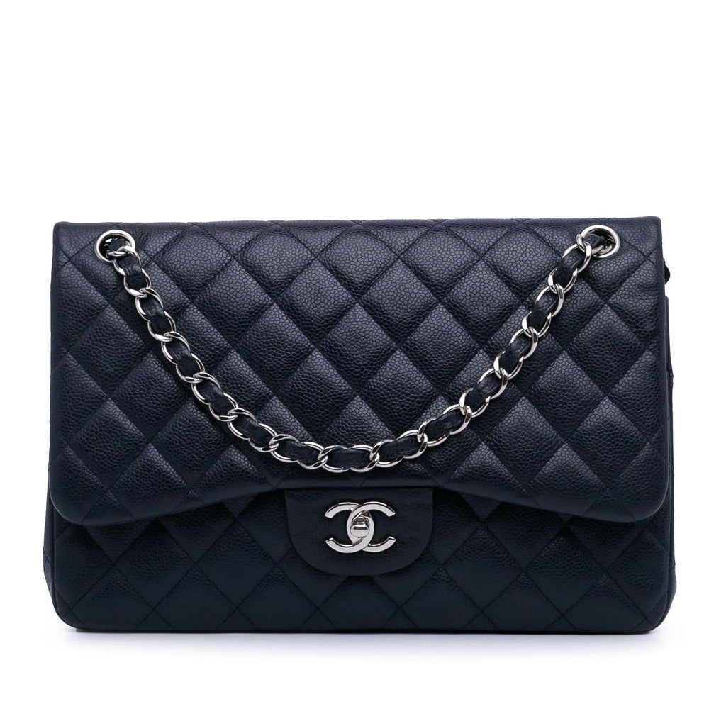 Chanel Jumbo Classic Caviar Double Flap (SHG-hrCED5)