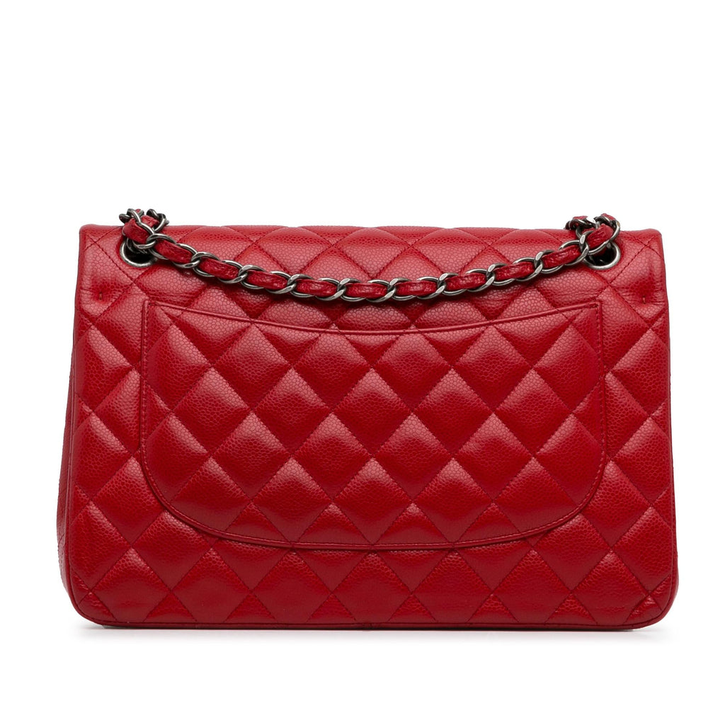 Chanel Jumbo Classic Caviar Double Flap (SHG-rzSVwh)