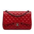 Chanel Jumbo Classic Caviar Double Flap (SHG-rzSVwh)