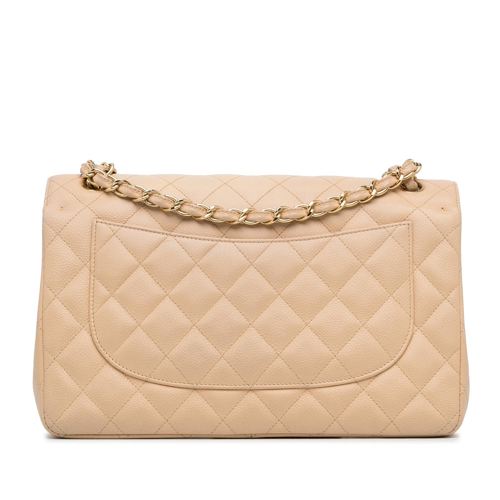 Chanel Jumbo Classic Caviar Double Flap (SHG-lqMXv8)