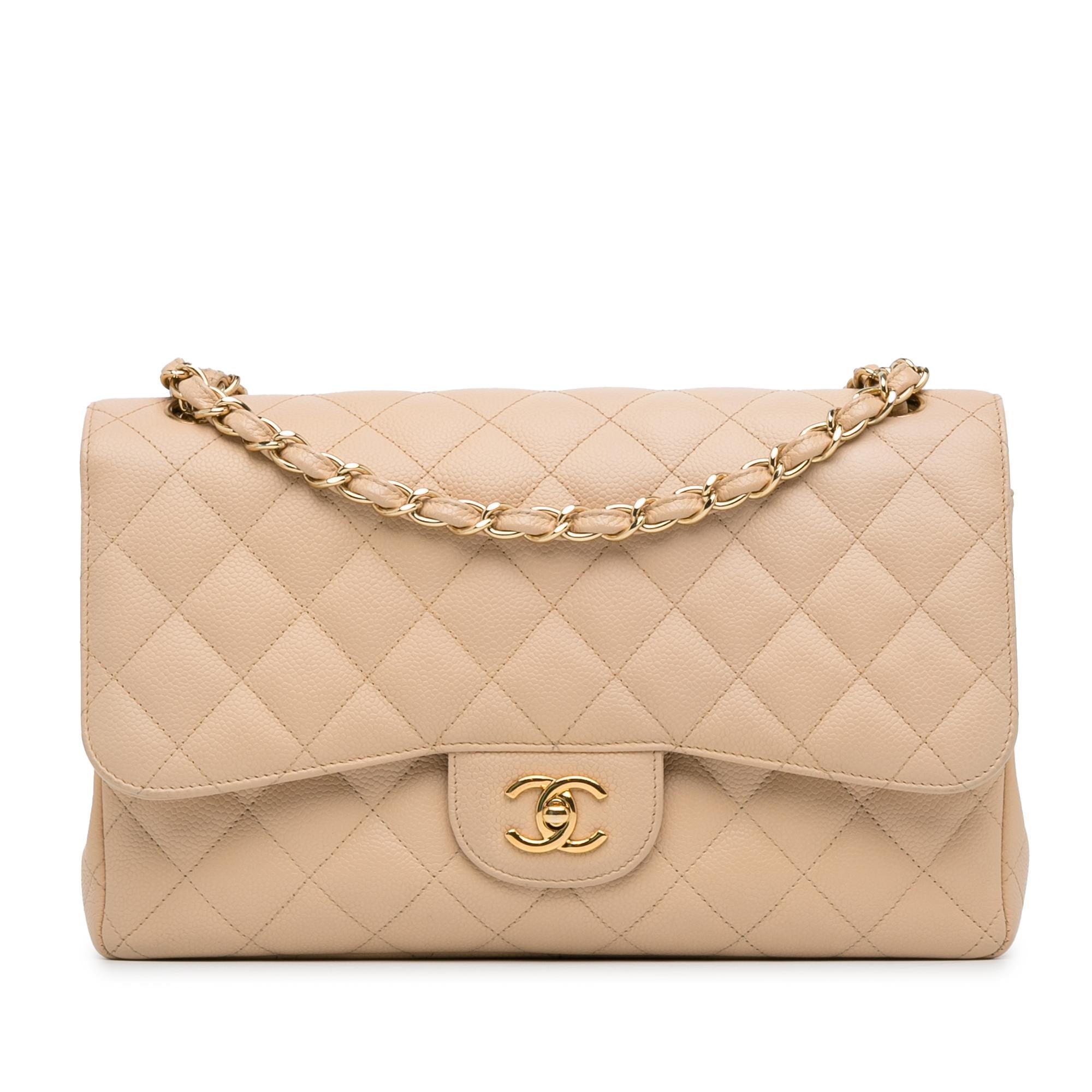 Chanel Jumbo Classic Caviar Double Flap (SHG-lqMXv8)