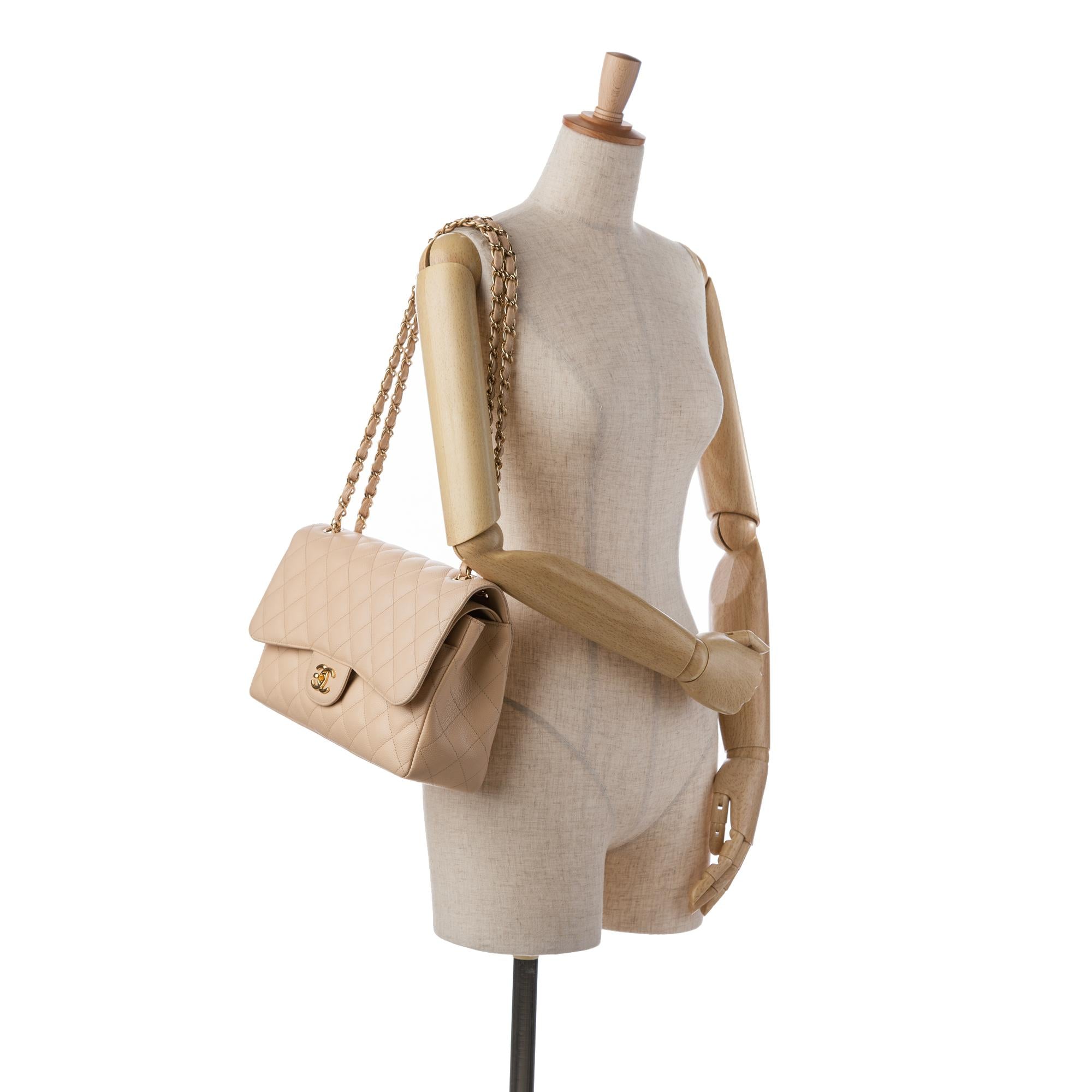 Chanel Jumbo Classic Caviar Double Flap (SHG-lqMXv8)