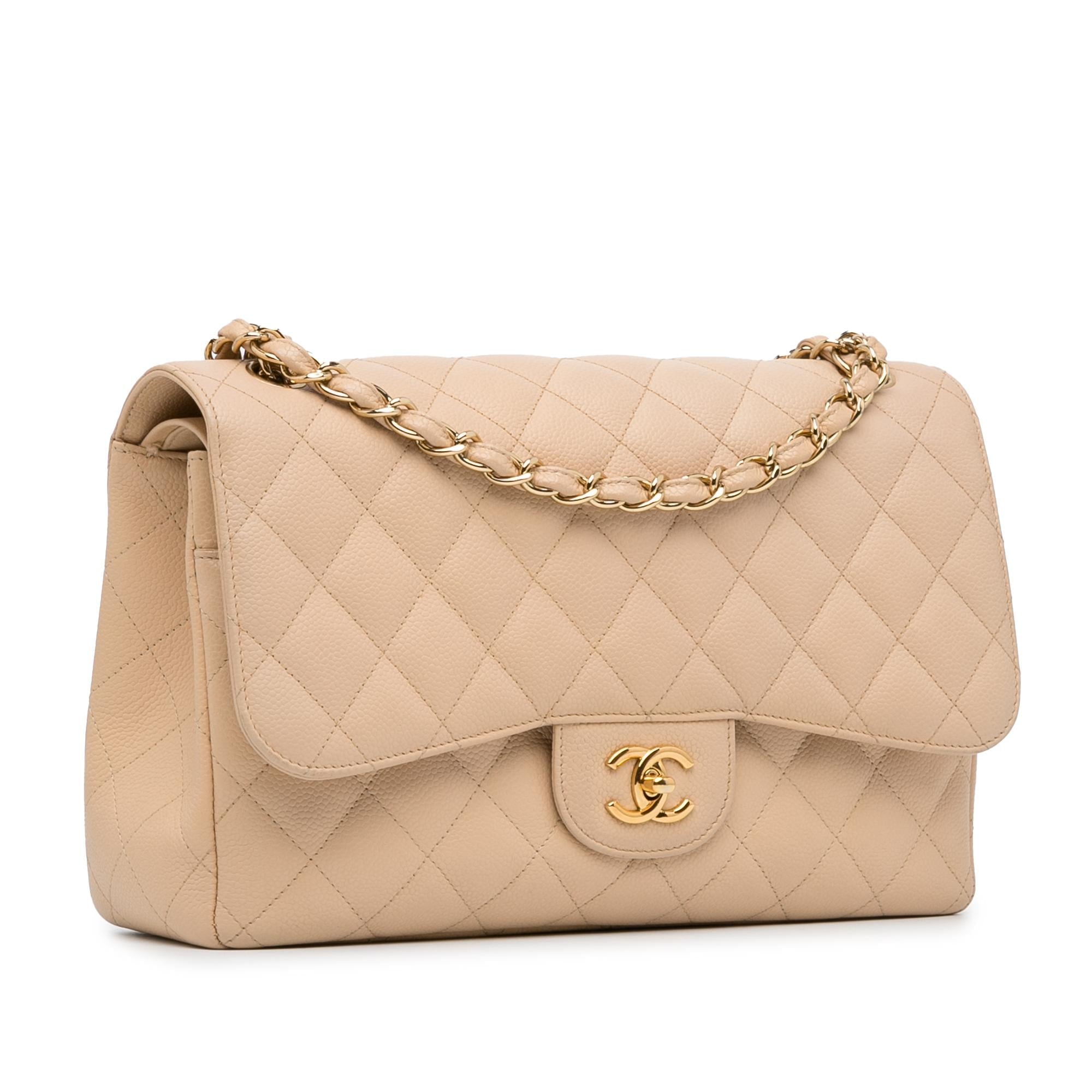 Chanel Jumbo Classic Caviar Double Flap (SHG-lqMXv8)