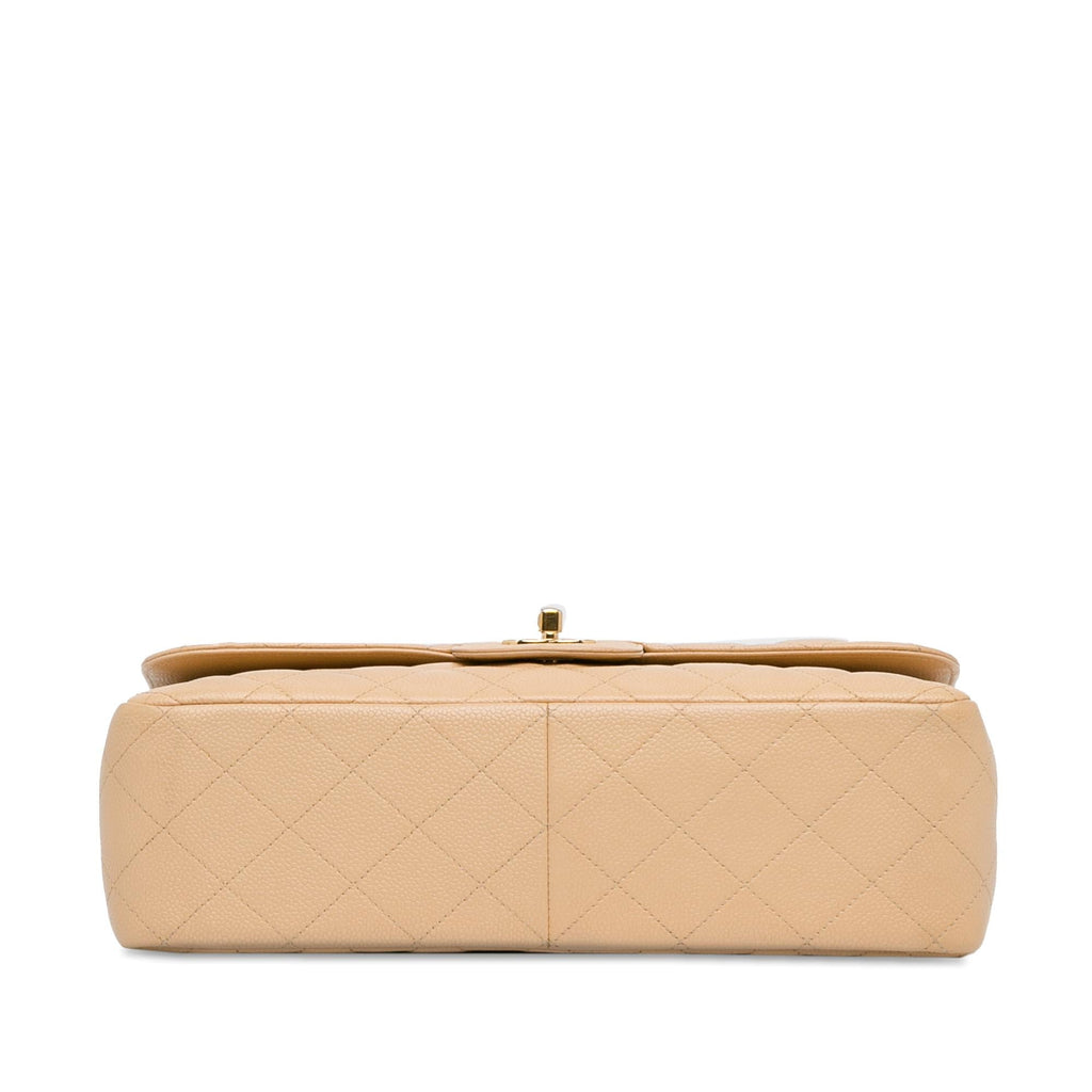 Chanel Jumbo Classic Caviar Double Flap (SHG-VsT6Cu)