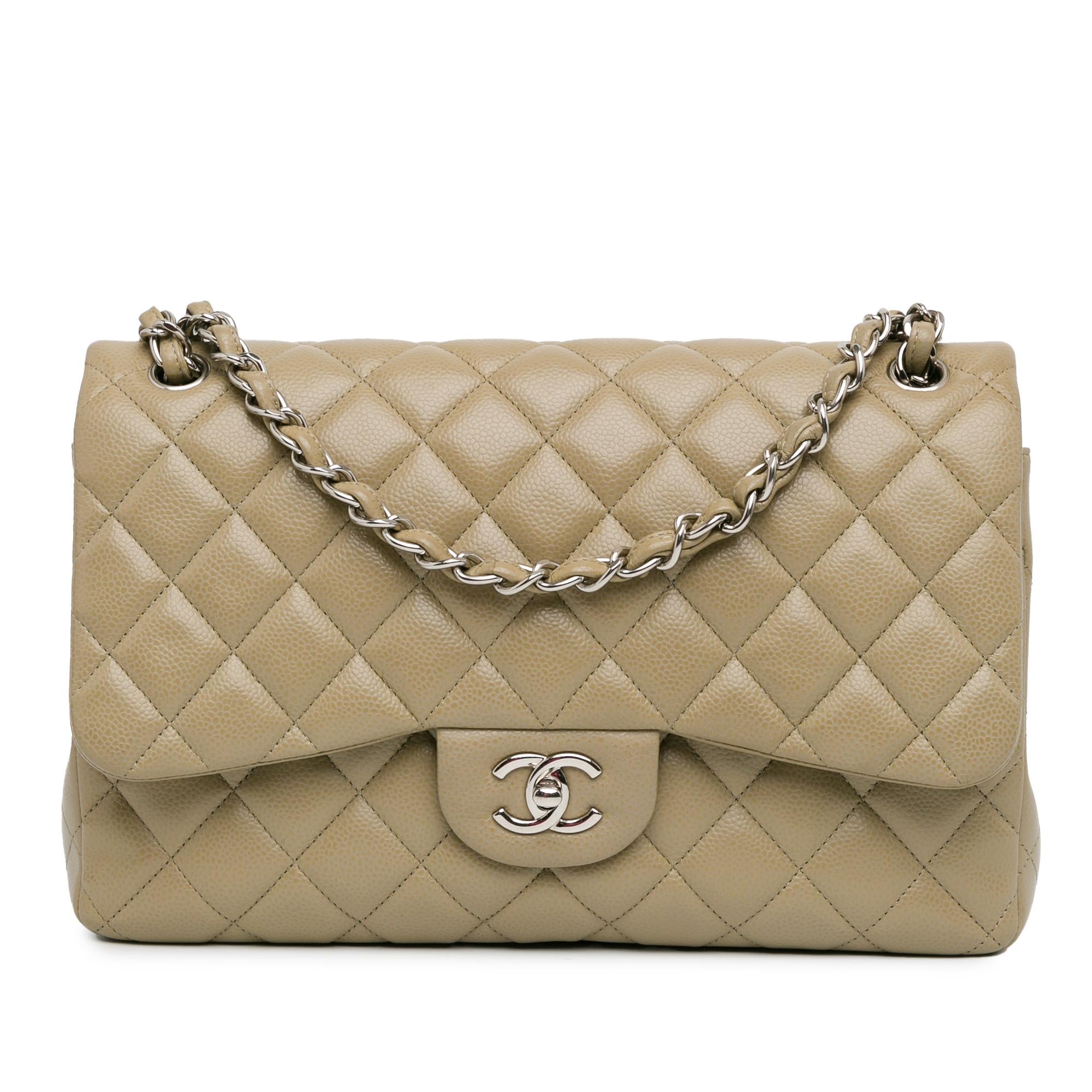 Chanel Jumbo Classic Caviar Double Flap (SHG-1kWJW3)