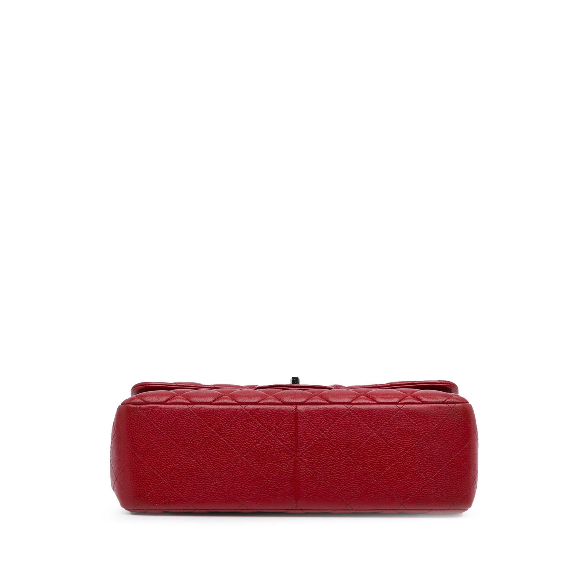 Chanel Jumbo Classic Caviar Double Flap (SHG-gVBzob)