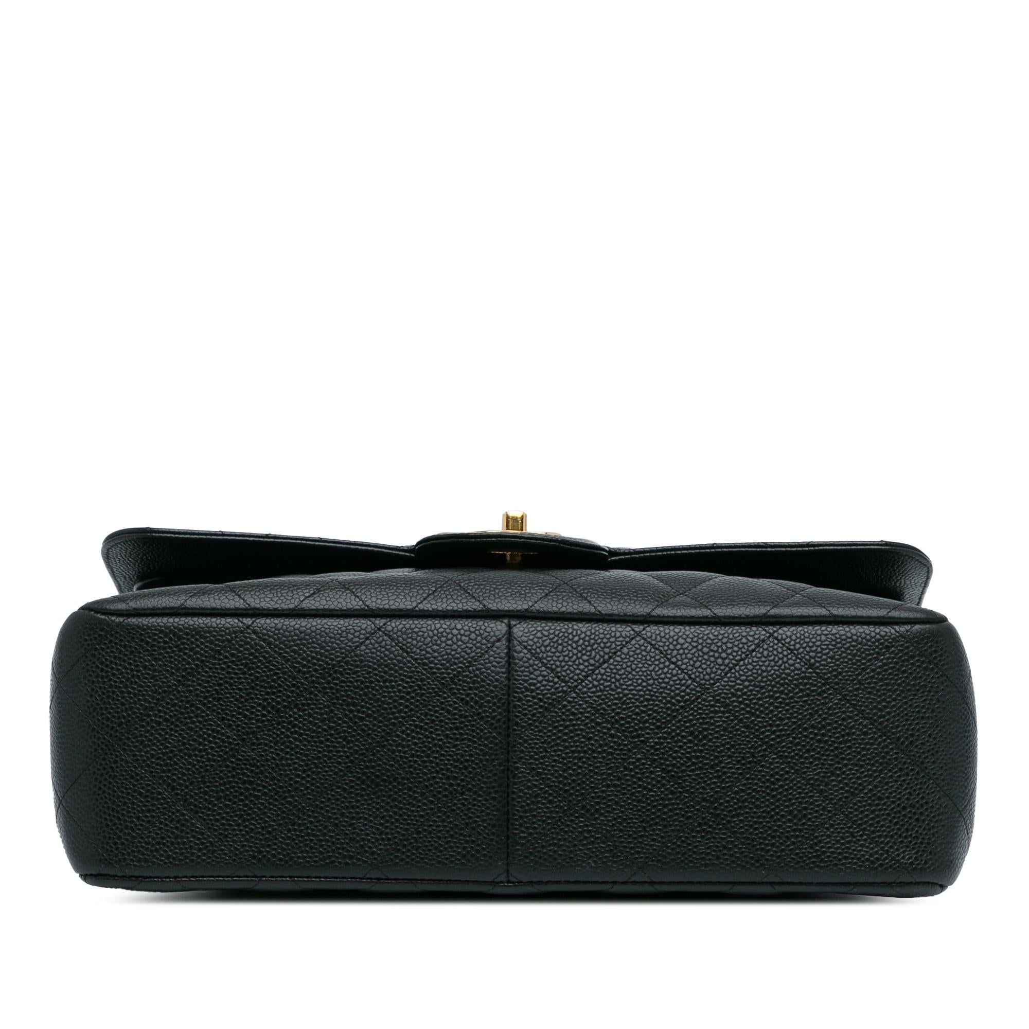 Chanel Jumbo Classic Caviar Double Flap (SHG-DrtEqA)