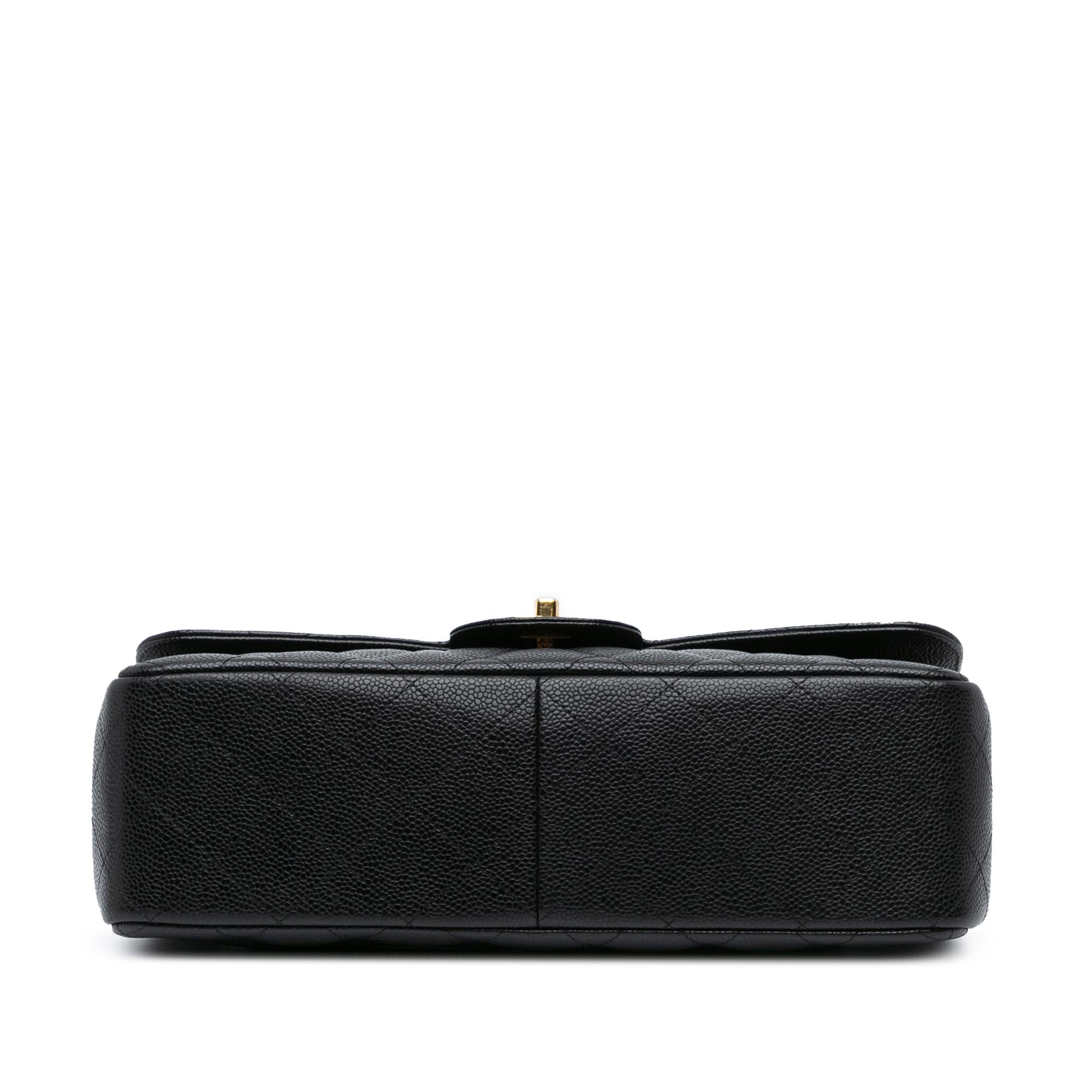 Chanel Jumbo Classic Caviar Double Flap (SHG-uGolu5)