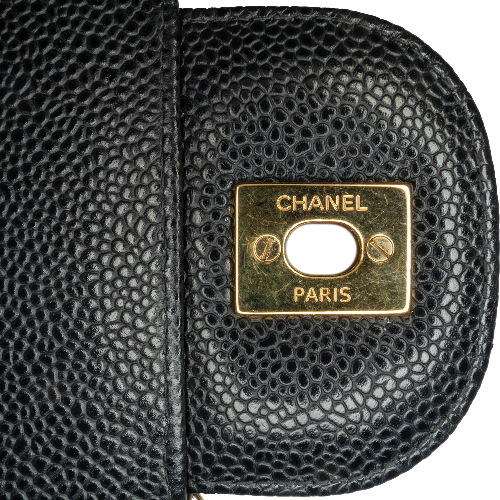 Chanel Jumbo Classic Caviar Double Flap (SHG-uGolu5)