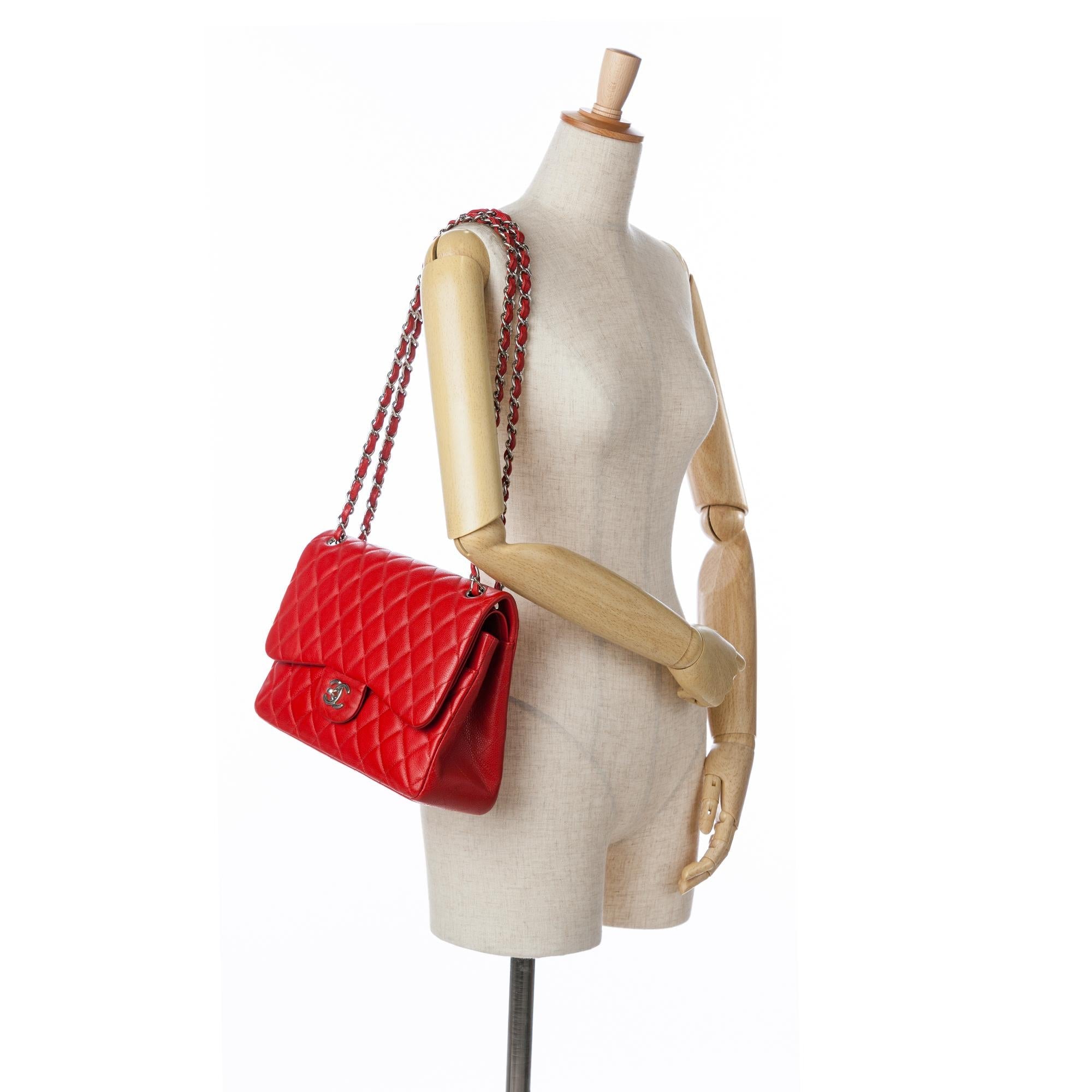 Chanel Jumbo Classic Caviar Double Flap (SHG-DAHxqp)