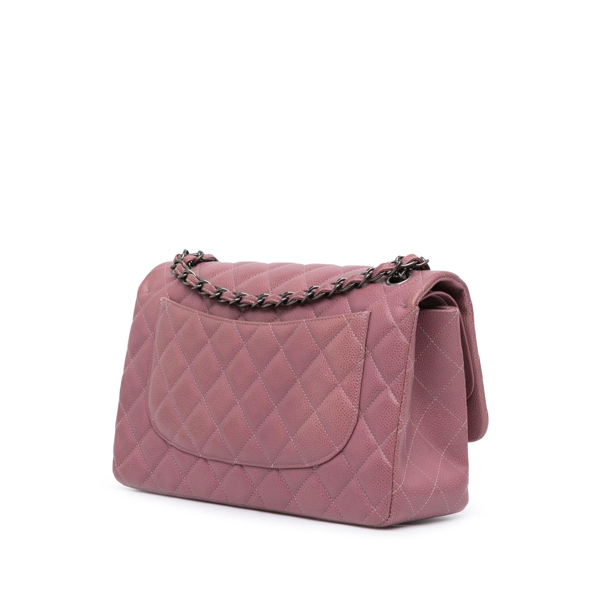 Chanel Jumbo Classic Caviar Double Flap (SHG-2Rknta)