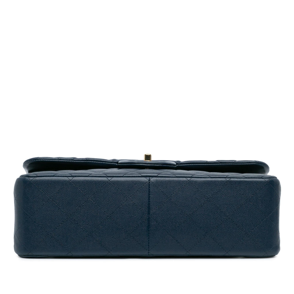 Chanel Jumbo Classic Caviar Double Flap (SHG-Ar5FRd)