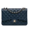 Chanel Jumbo Classic Caviar Double Flap (SHG-Ar5FRd)