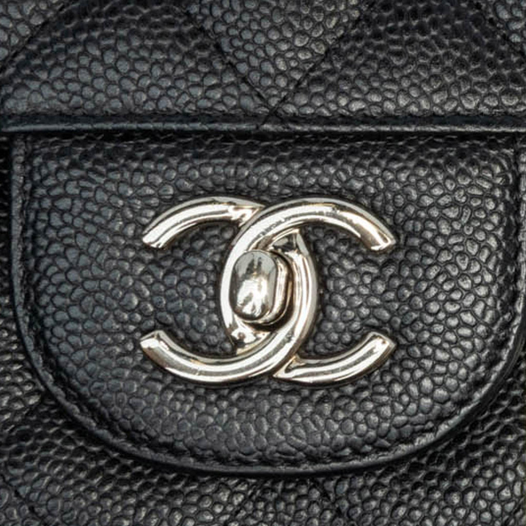 Chanel Jumbo Classic Caviar Double Flap (SHG-5svgjl)