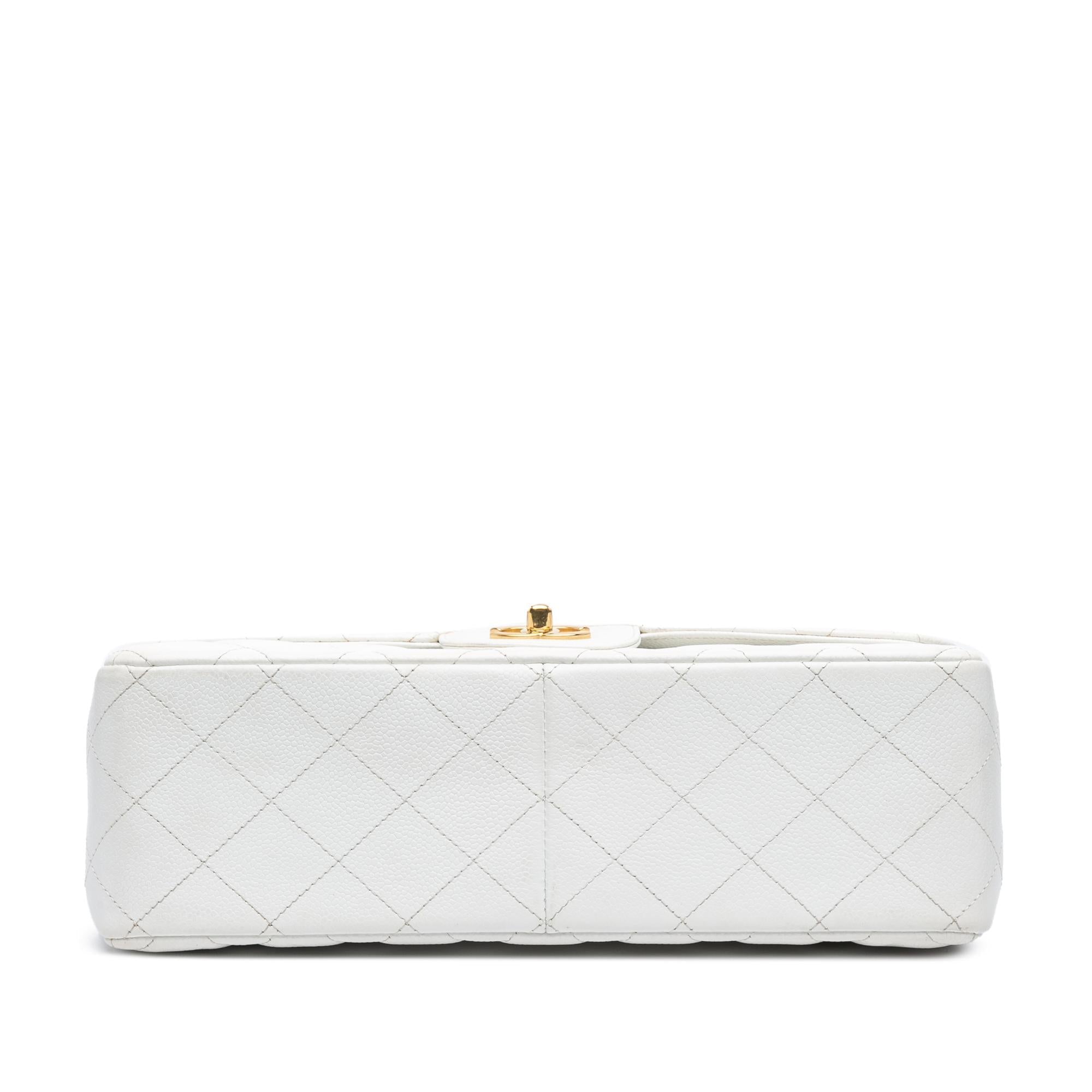 Chanel Jumbo Classic Caviar Double Flap (SHG-kMlTWy)