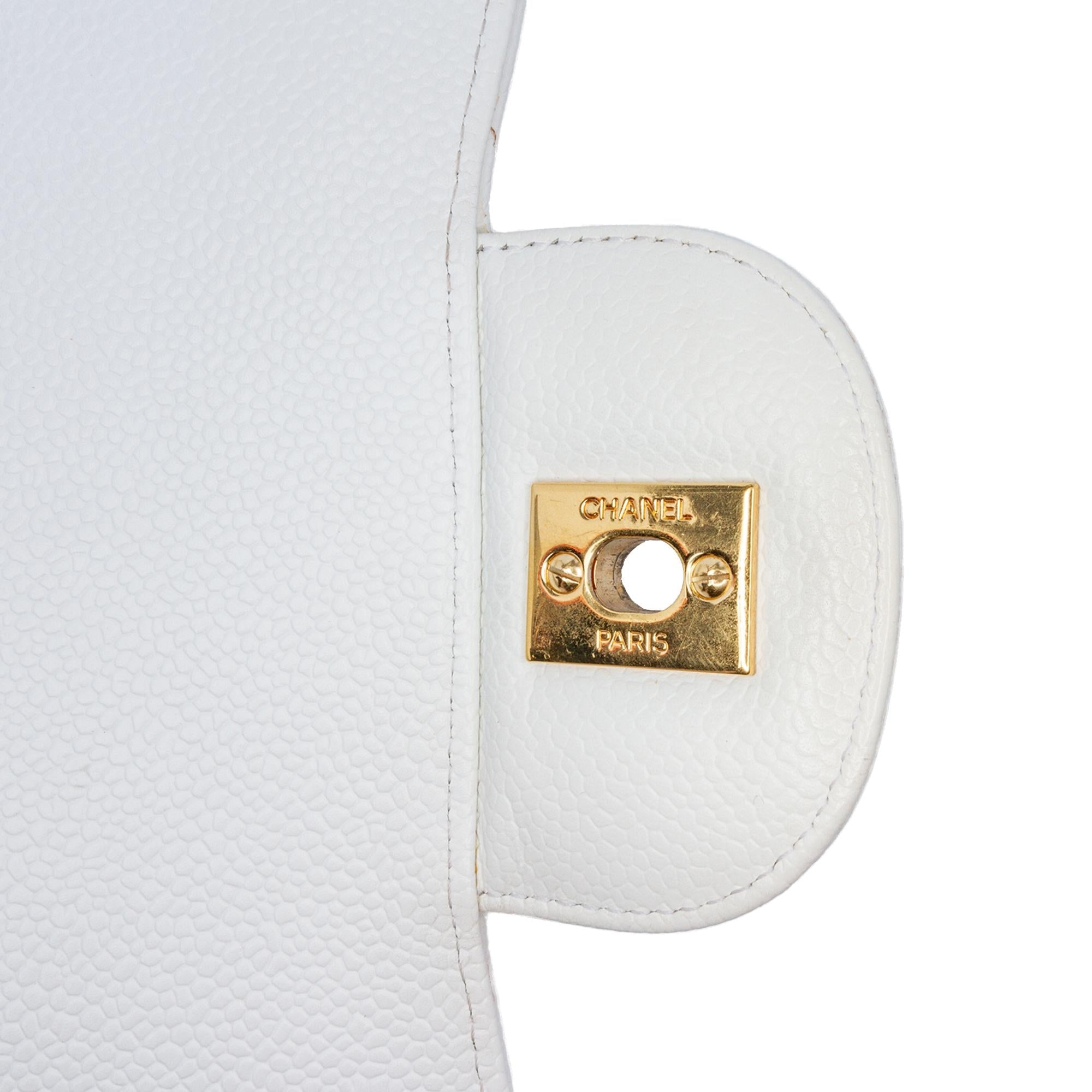 Chanel Jumbo Classic Caviar Double Flap (SHG-kMlTWy)