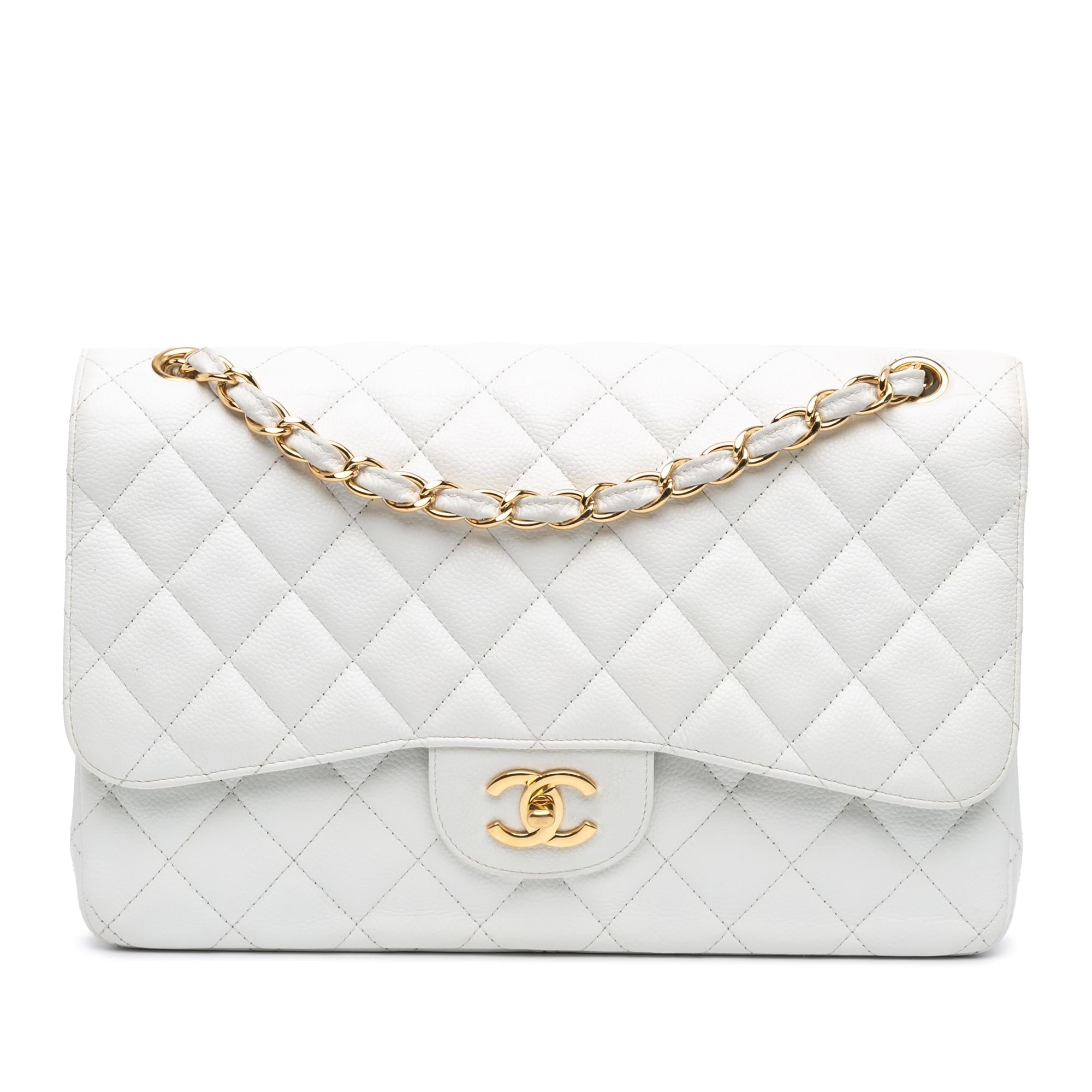 Chanel Jumbo Classic Caviar Double Flap (SHG-kMlTWy)