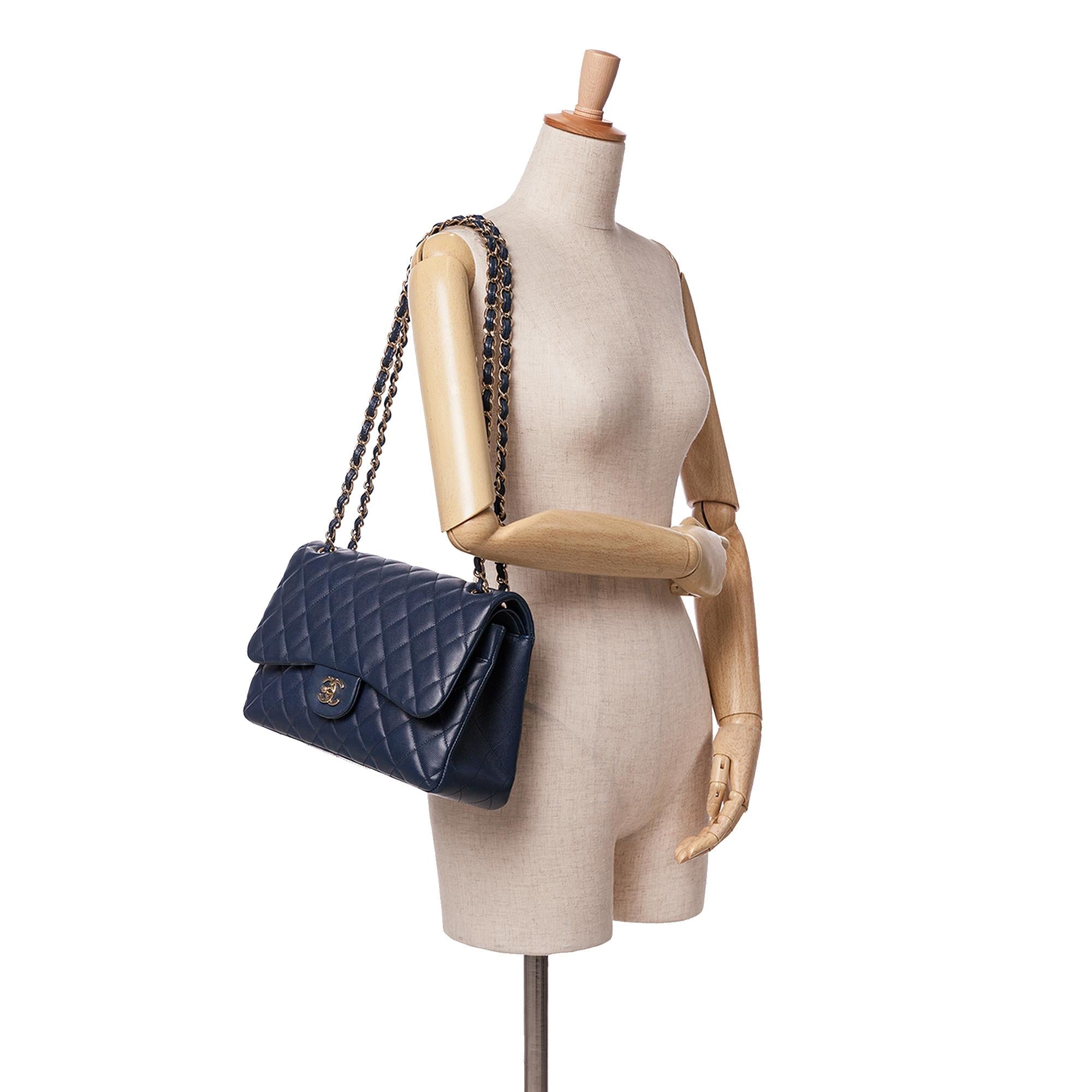 Chanel Jumbo Classic Caviar Double Flap