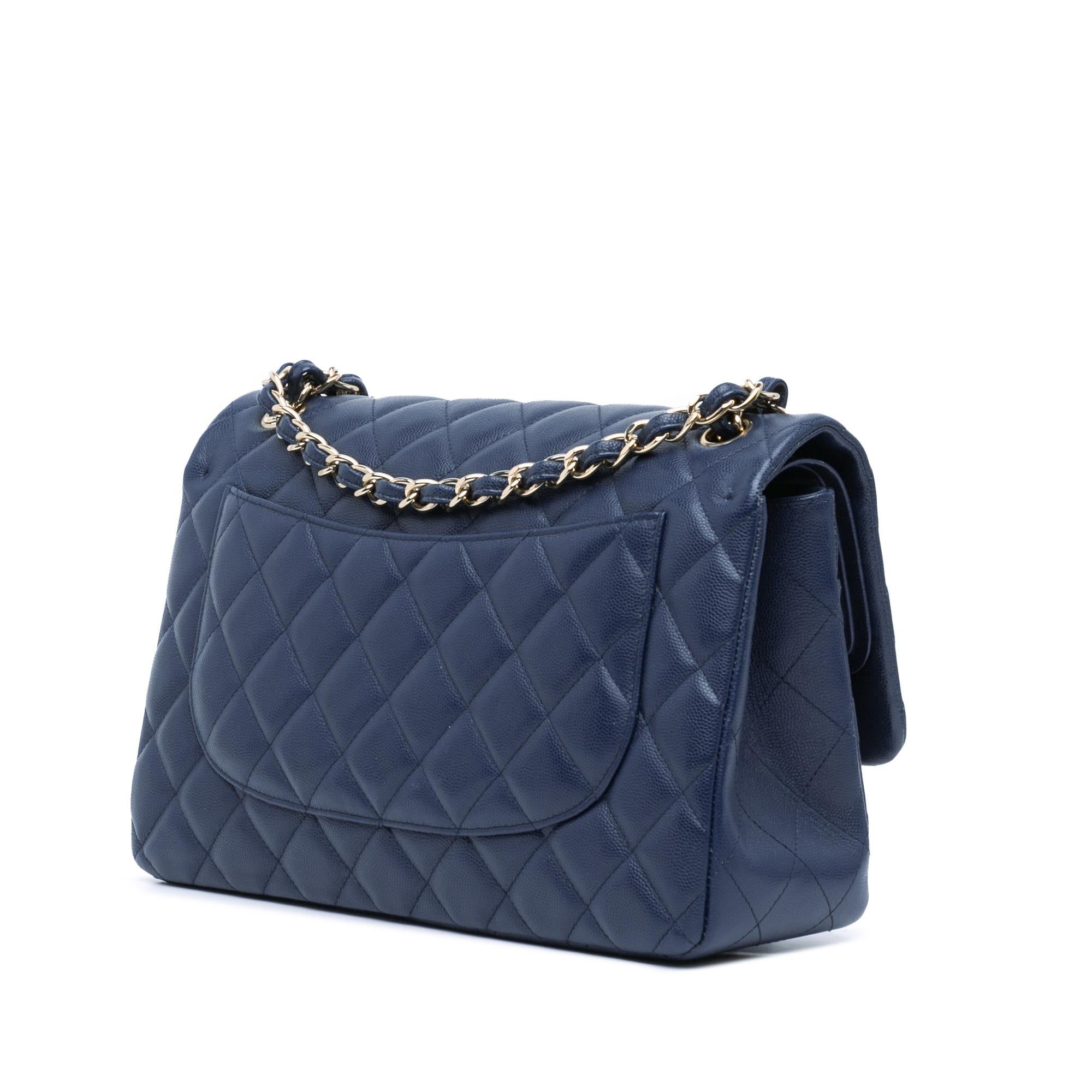 Chanel Jumbo Classic Caviar Double Flap