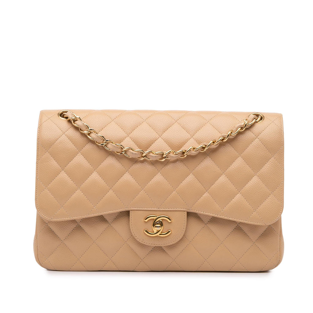 Chanel Jumbo Classic Caviar Double Flap