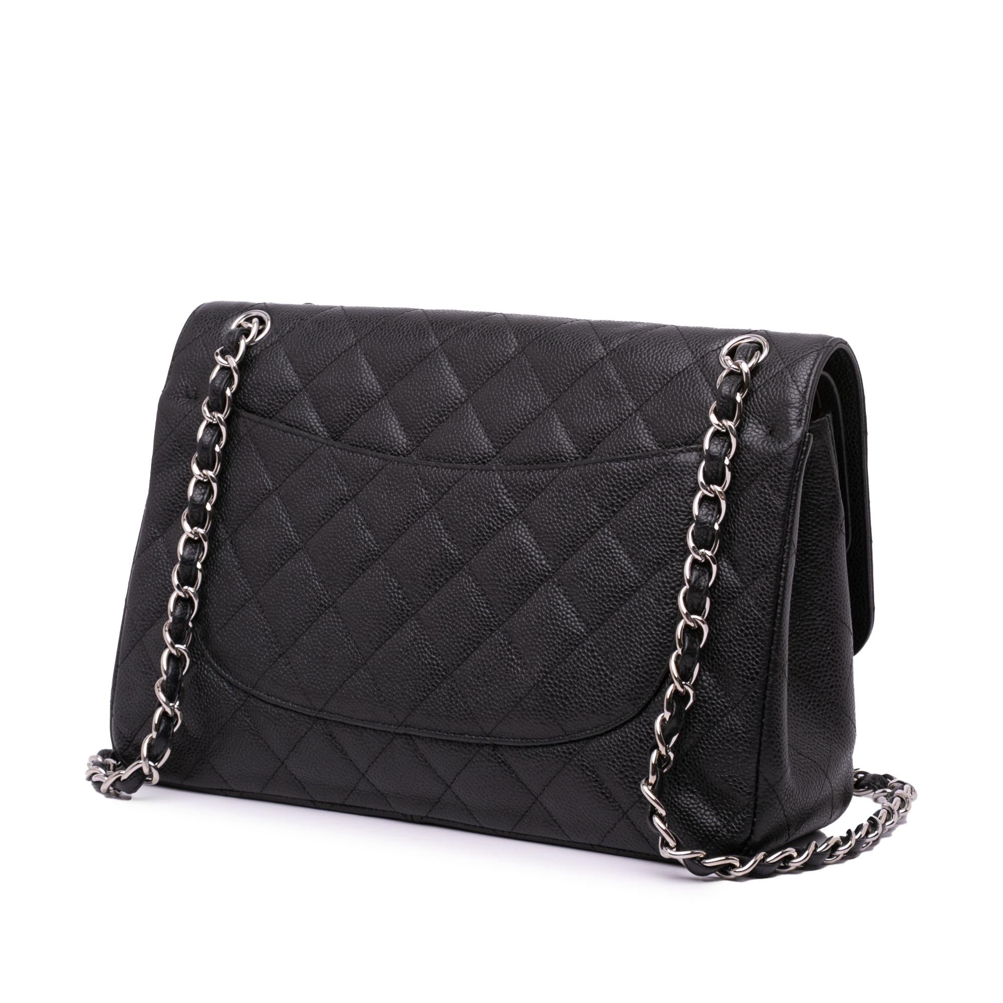 Chanel Jumbo Classic Caviar Double Flap