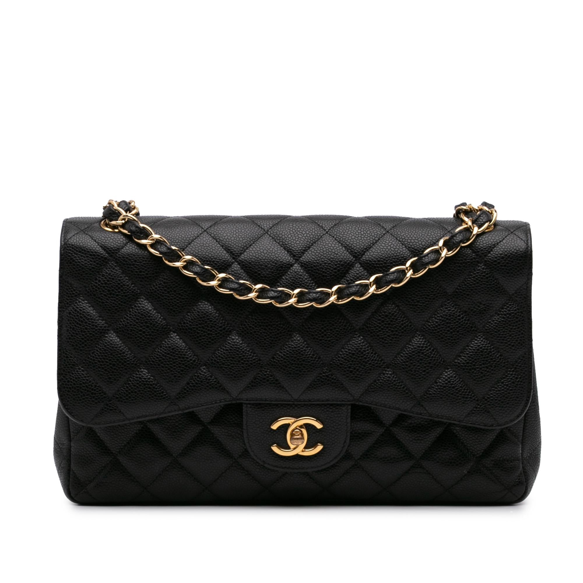 Chanel Jumbo Classic Caviar Double Flap