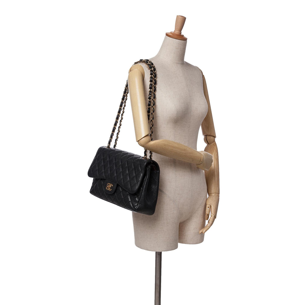 Chanel Jumbo Classic Caviar Double Flap