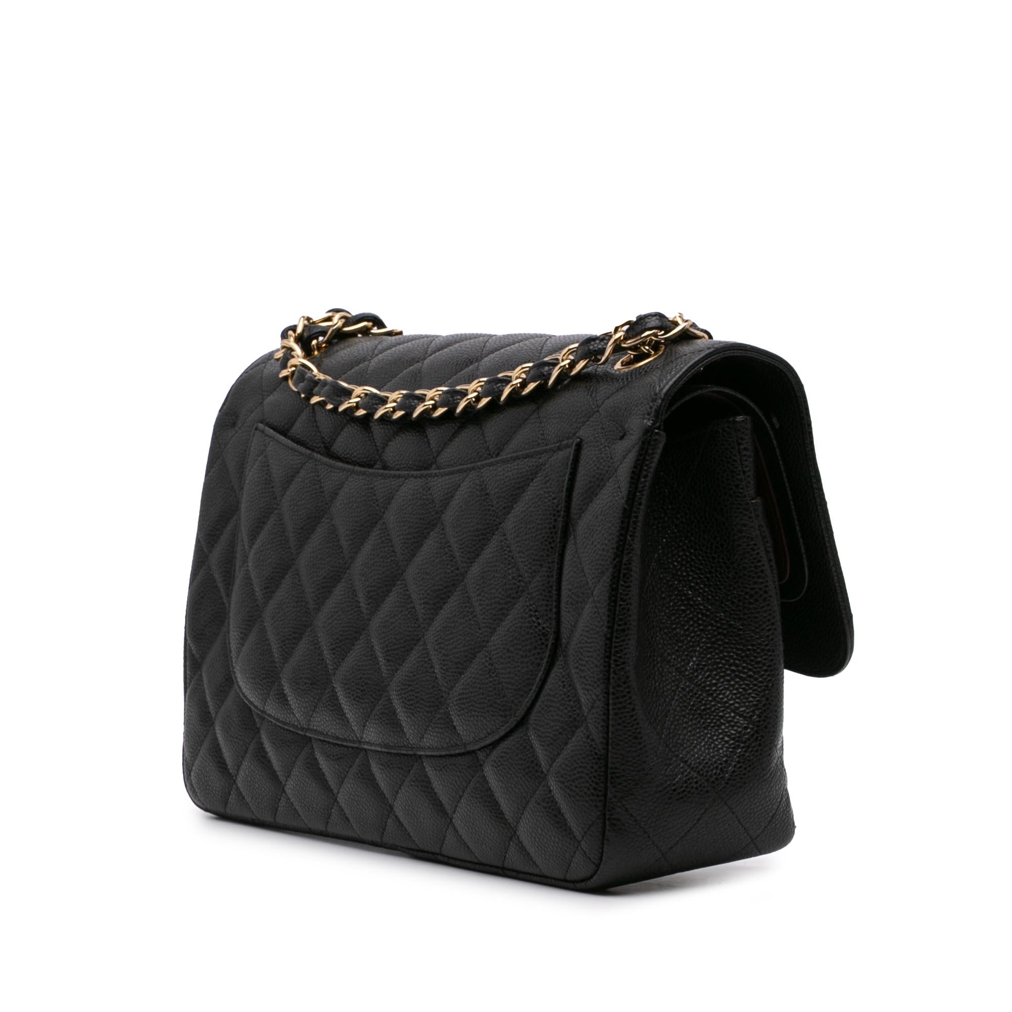 Chanel Jumbo Classic Caviar Double Flap