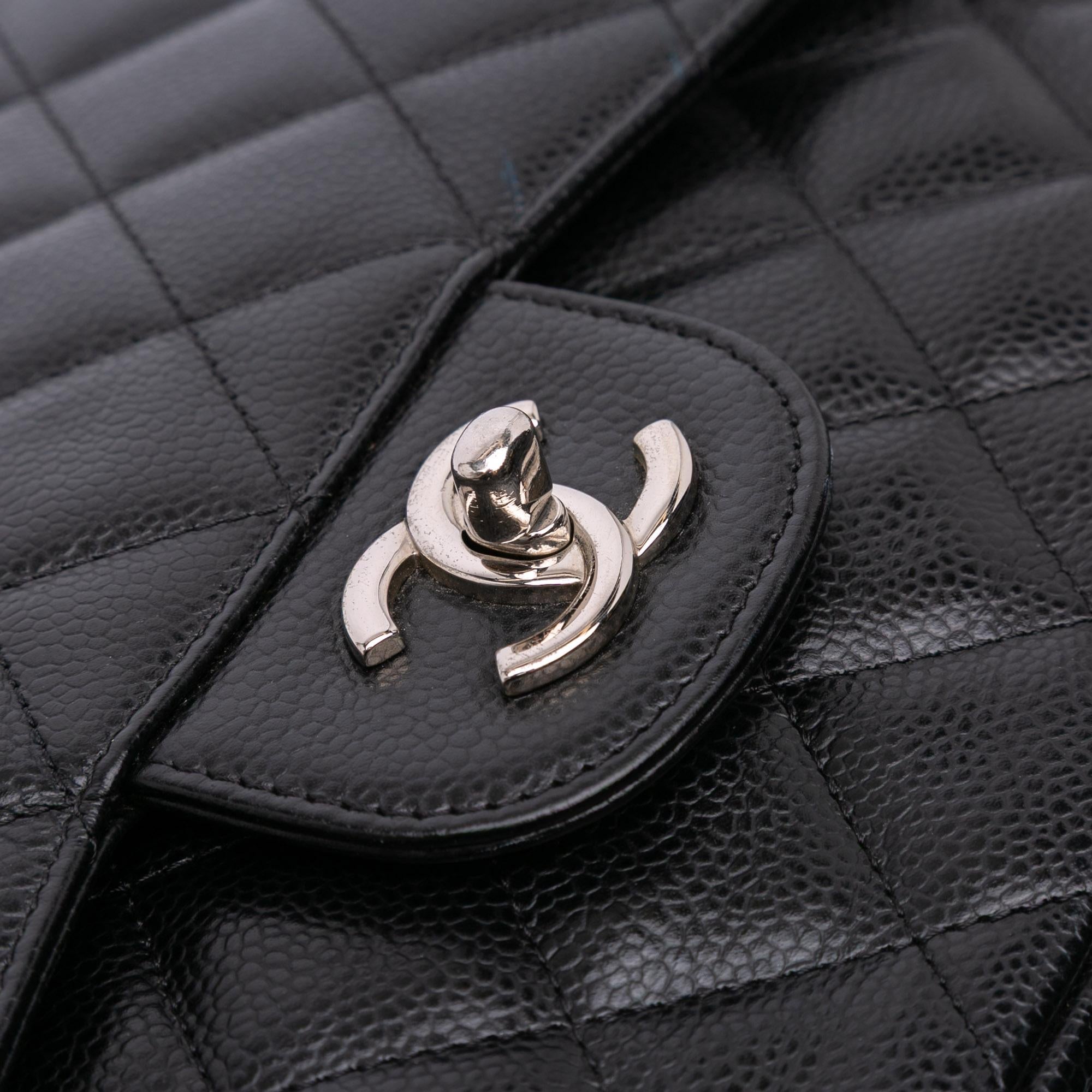 Chanel Jumbo Classic Caviar Double Flap