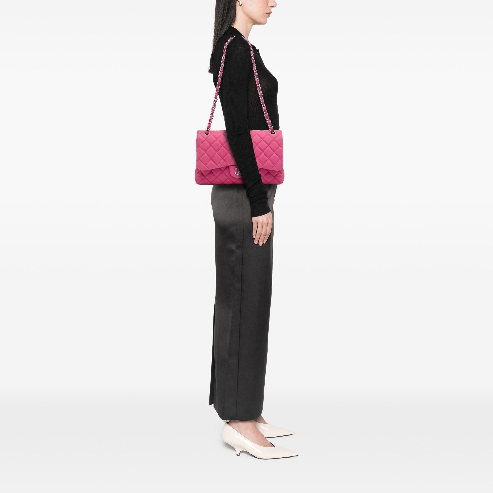 Chanel Jumbo Classic Caviar Double Flap