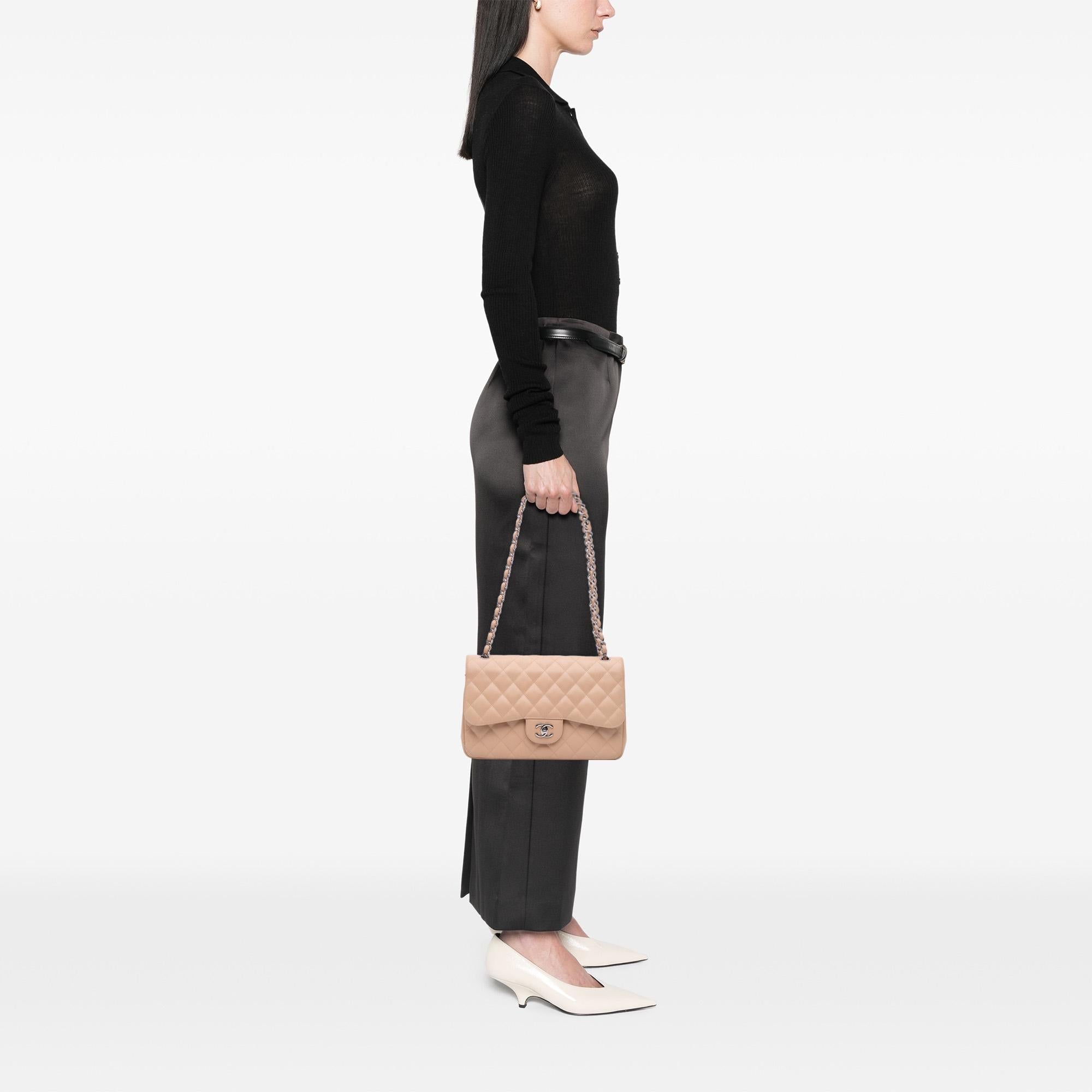 Chanel Jumbo Classic Caviar Double Flap