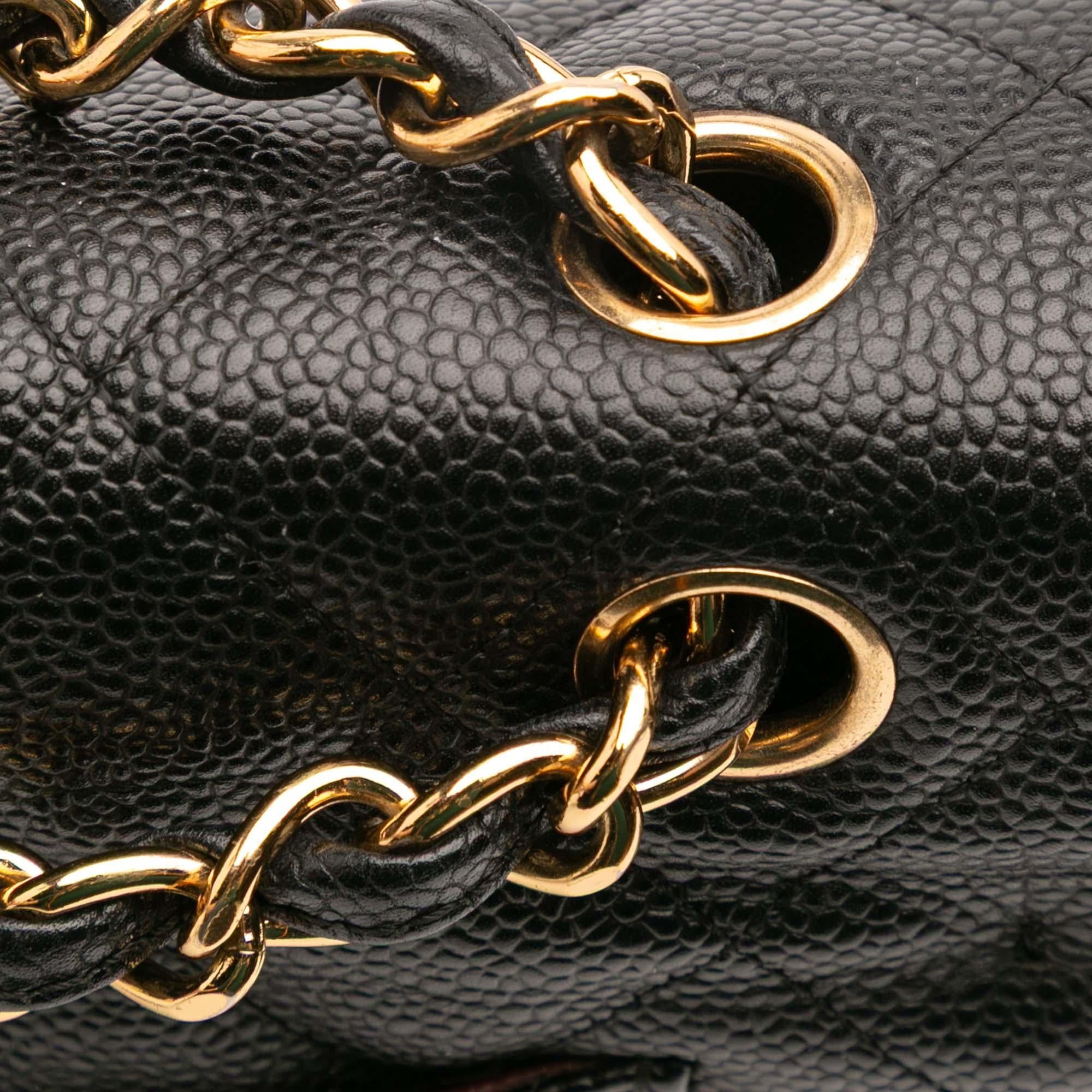 Chanel Jumbo Classic Caviar Double Flap