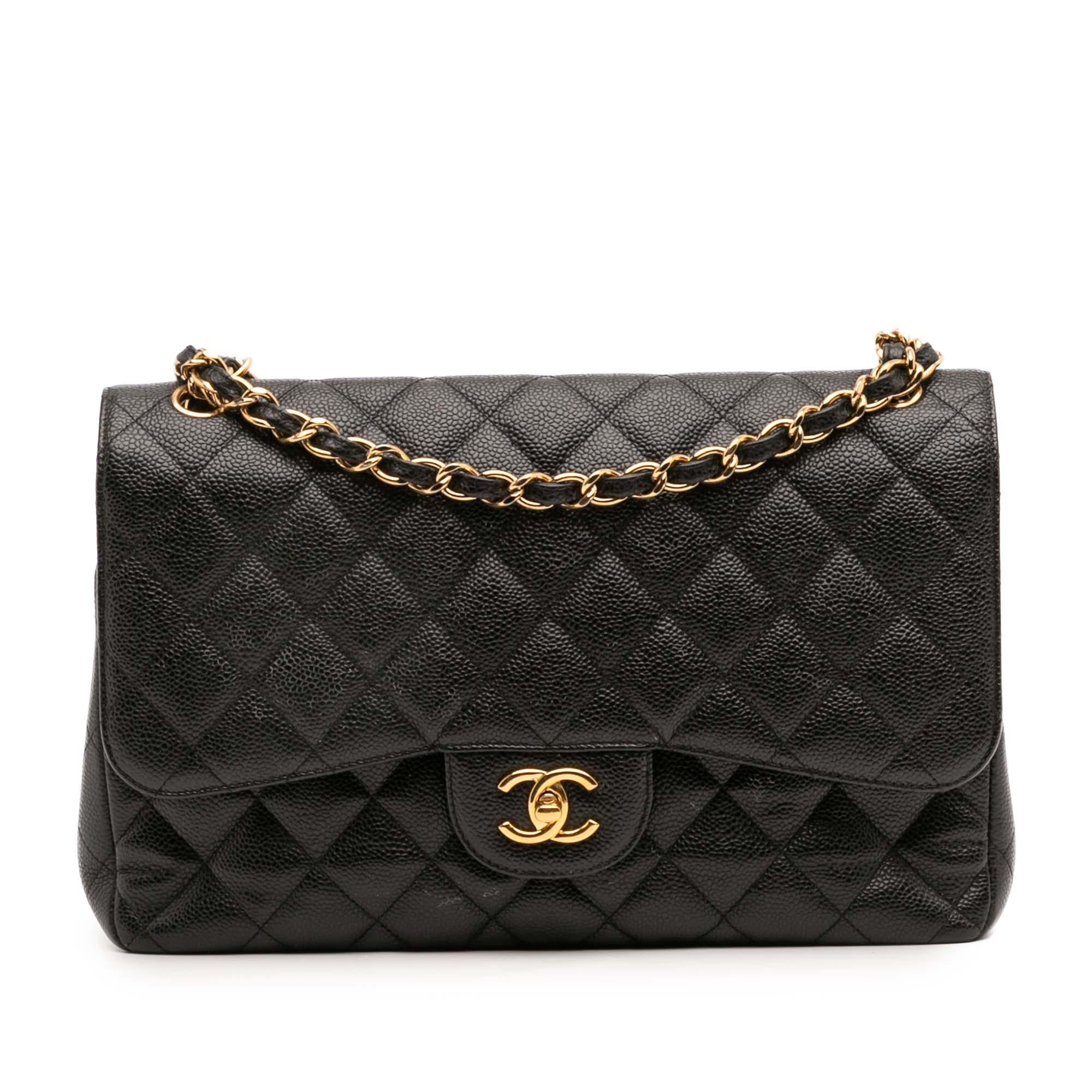 Chanel Jumbo Classic Caviar Double Flap