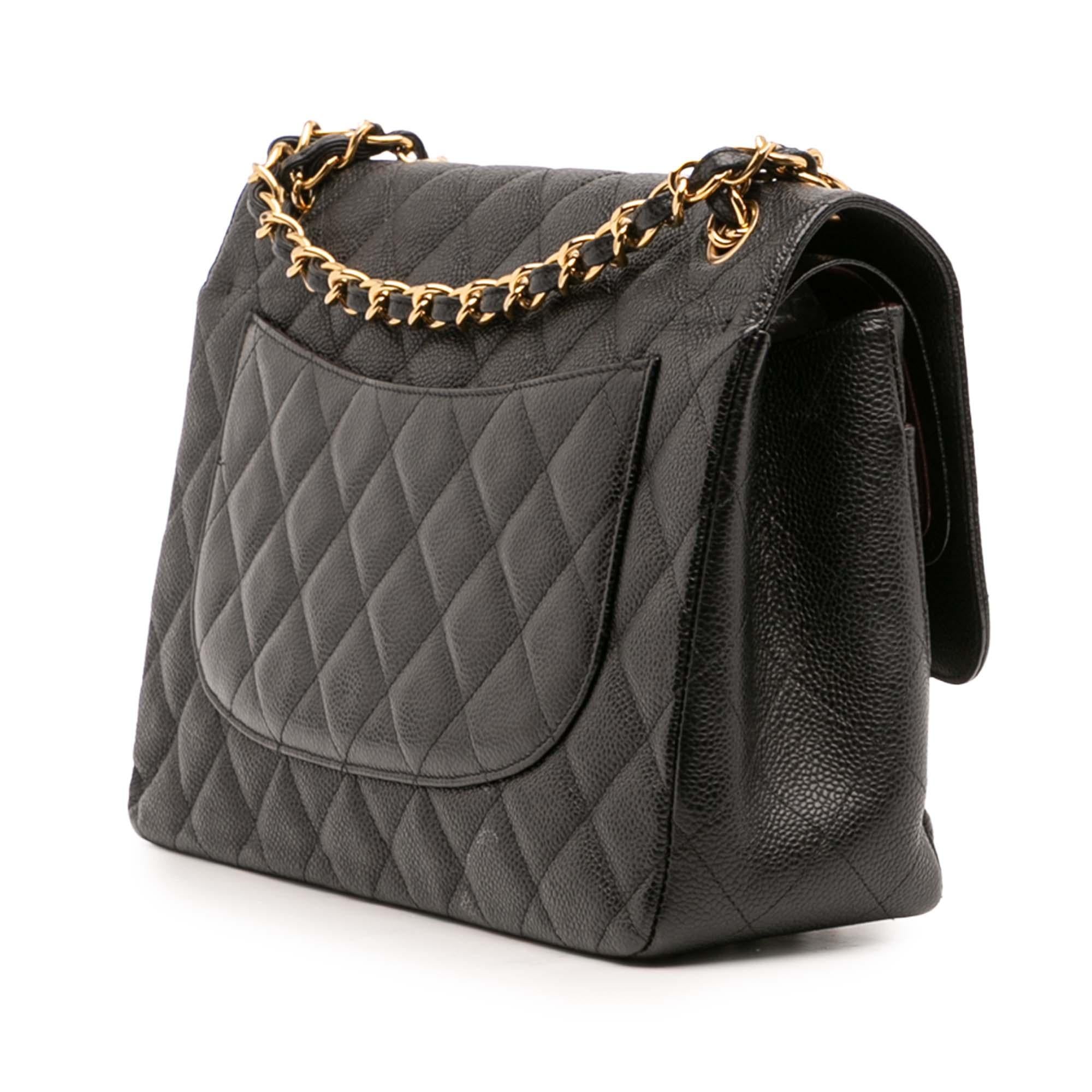 Chanel Jumbo Classic Caviar Double Flap