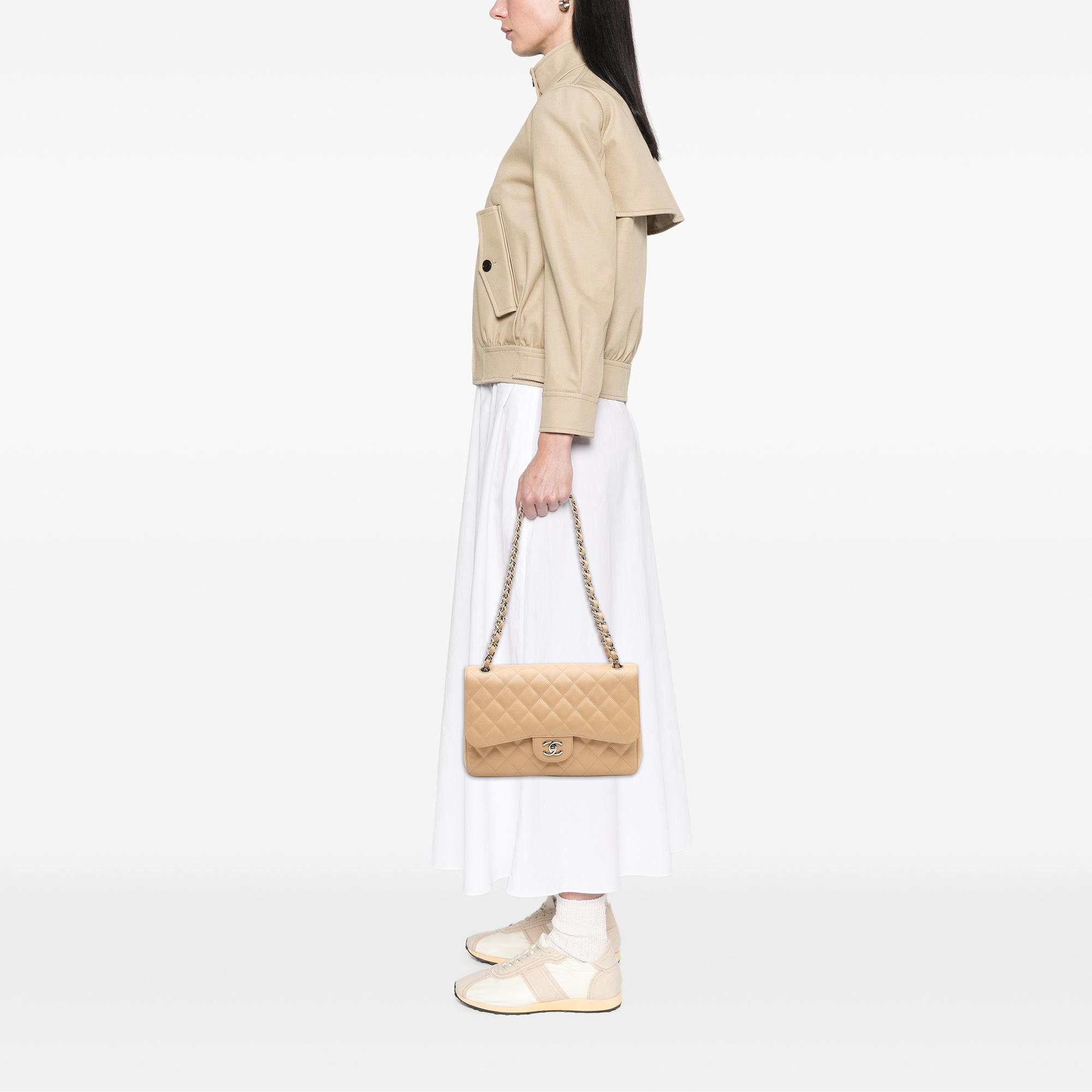 Chanel Jumbo Classic Caviar Double Flap