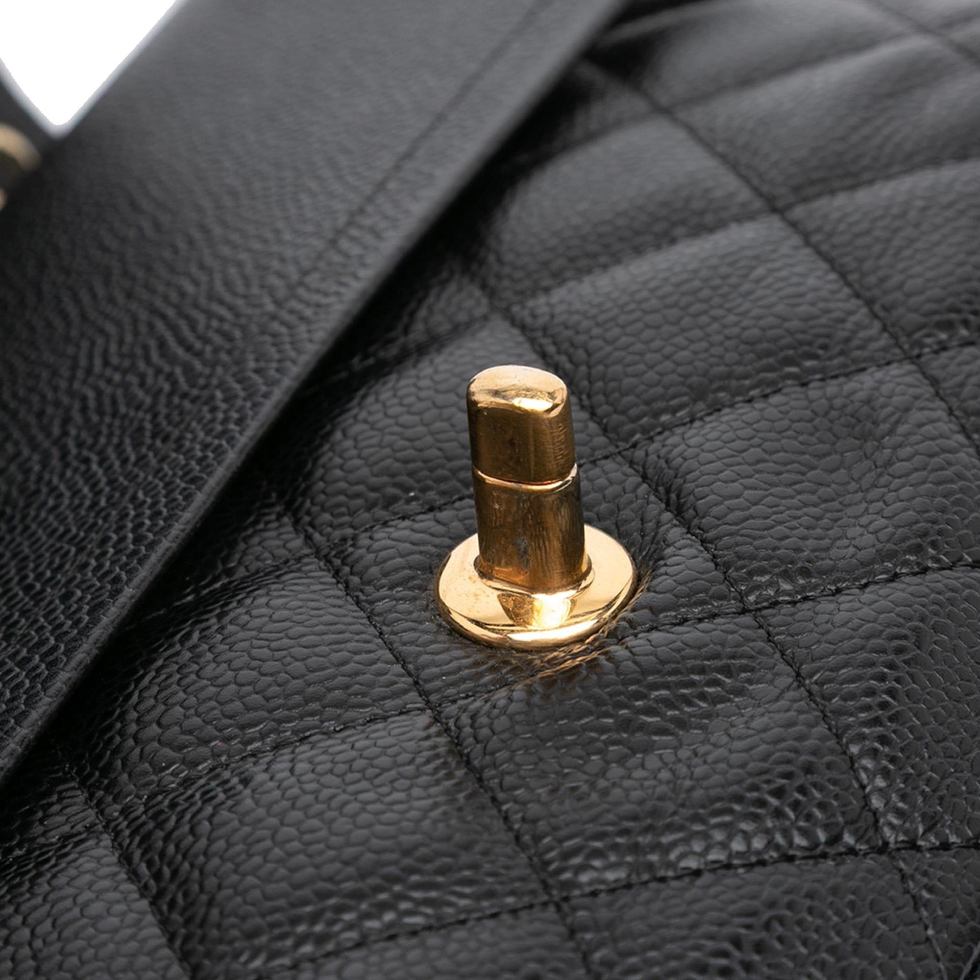 Chanel Jumbo Classic Caviar Double Flap