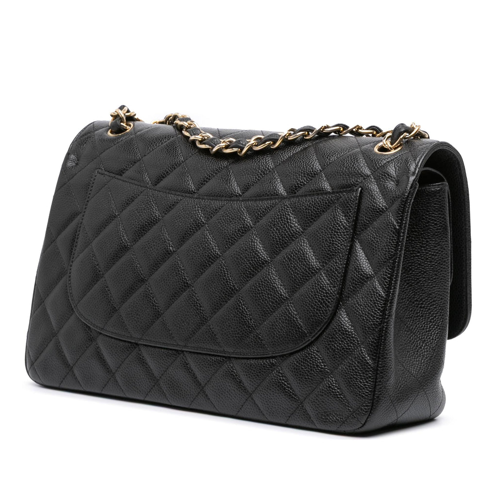 Chanel Jumbo Classic Caviar Double Flap