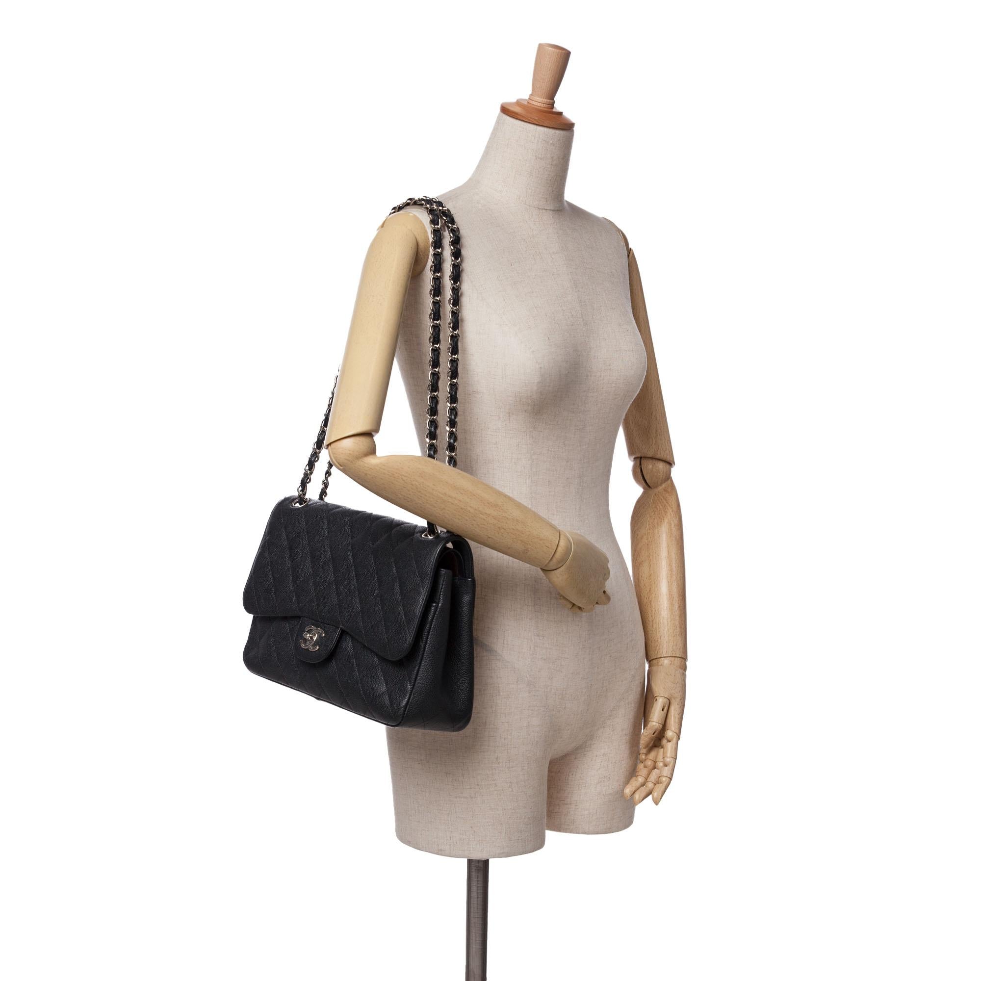 Chanel Jumbo Classic Caviar Double Flap