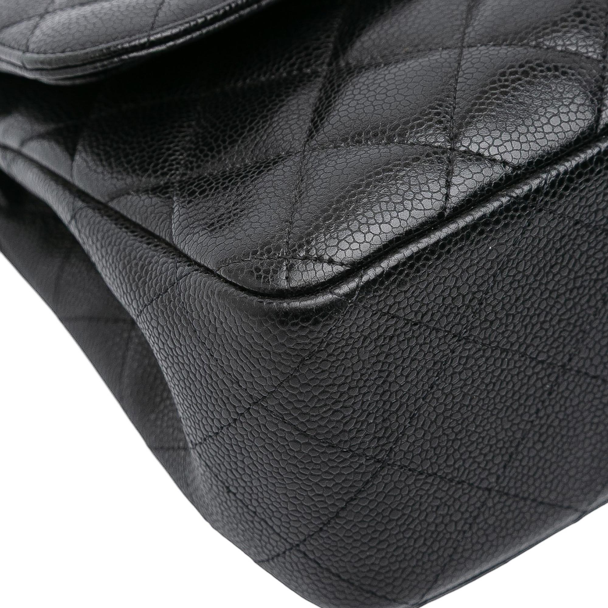 Chanel Jumbo Classic Caviar Double Flap