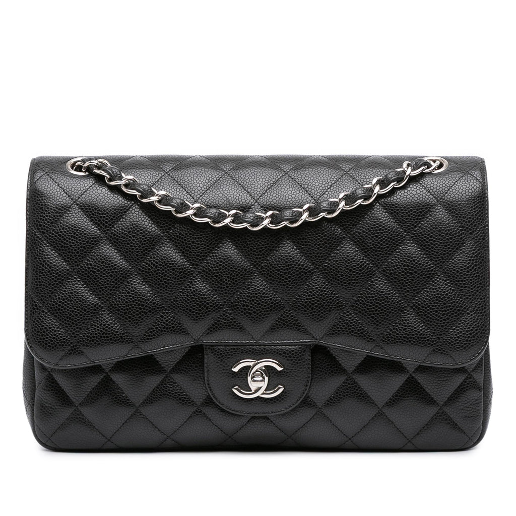 Chanel Jumbo Classic Caviar Double Flap