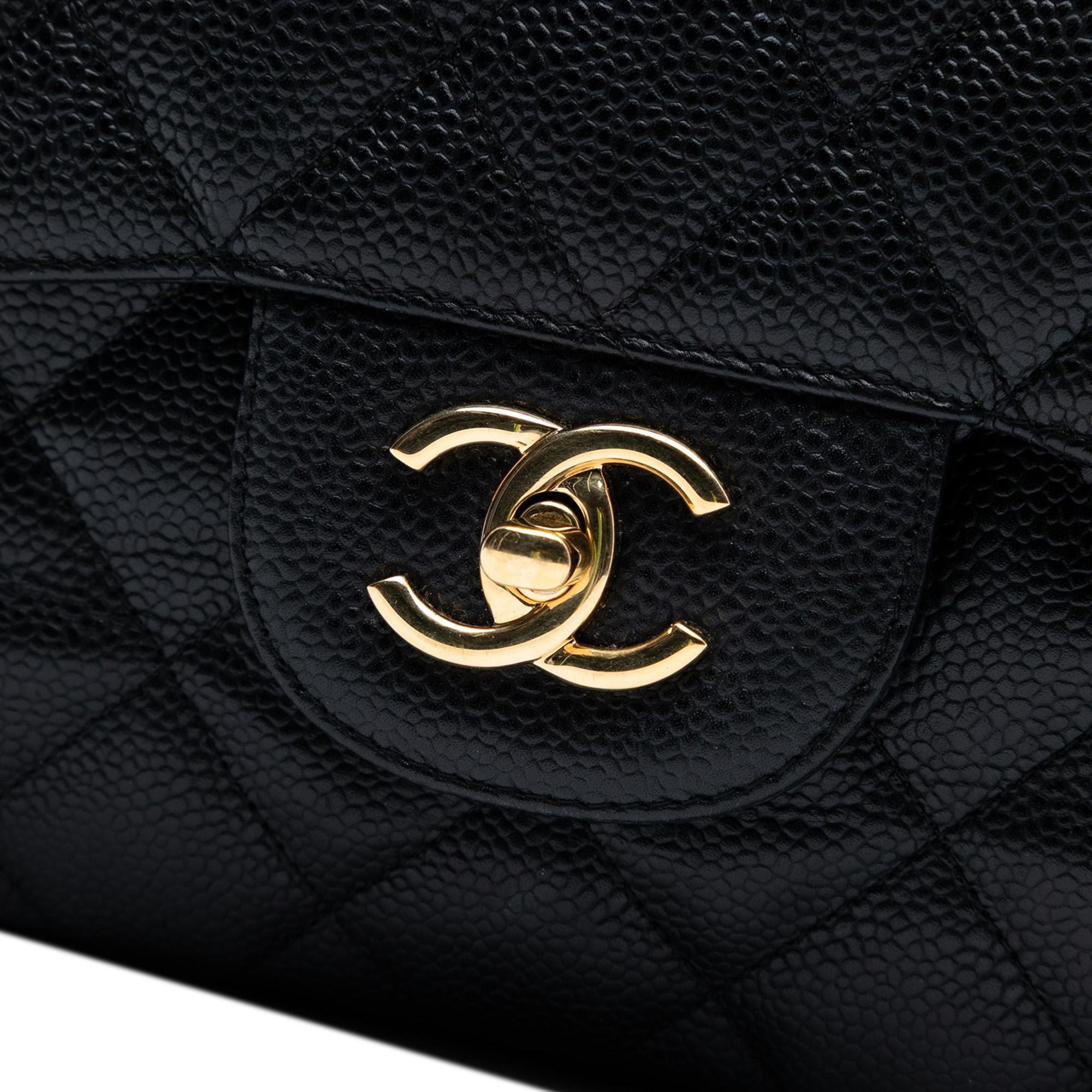 Chanel Jumbo Classic Caviar Double Flap